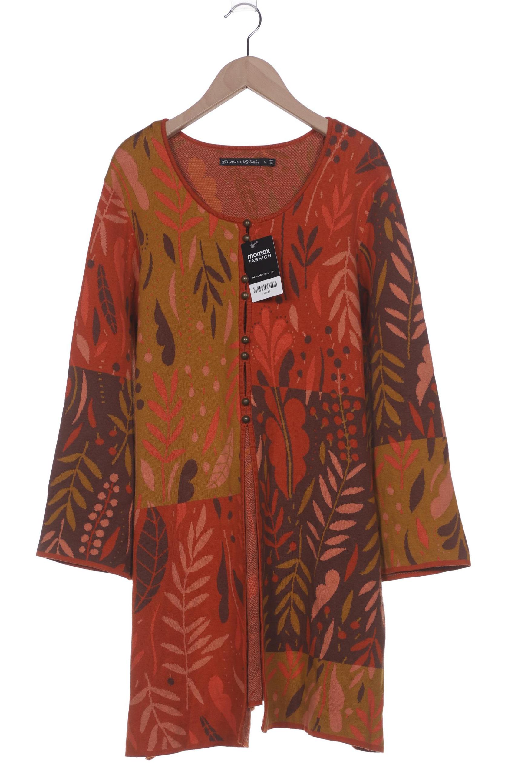 

Gudrun Sjöden Damen Strickjacke, orange, Gr. 42