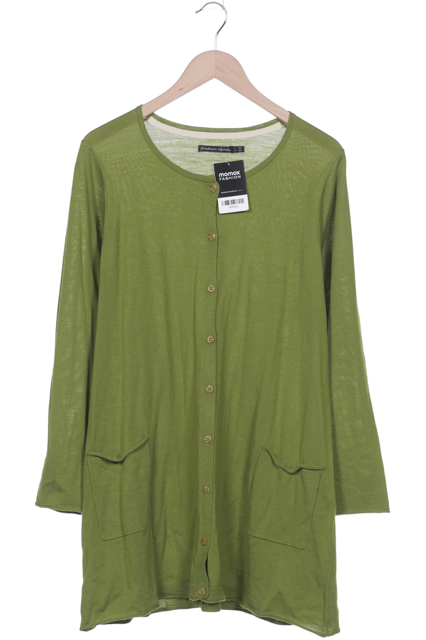 

Gudrun Sjöden Damen Strickjacke, grün, Gr. 42