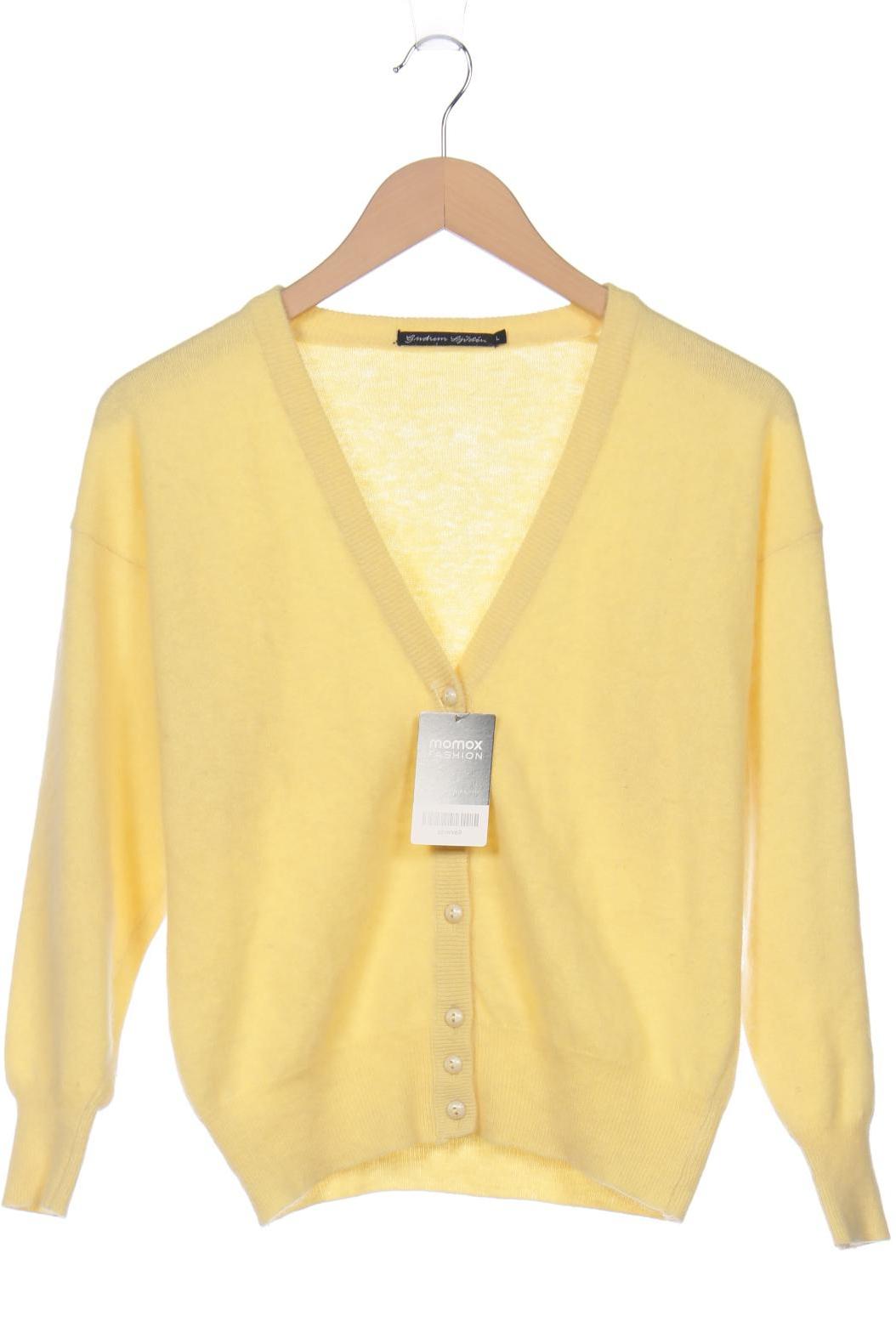 

Gudrun Sjöden Damen Strickjacke, gelb, Gr. 42