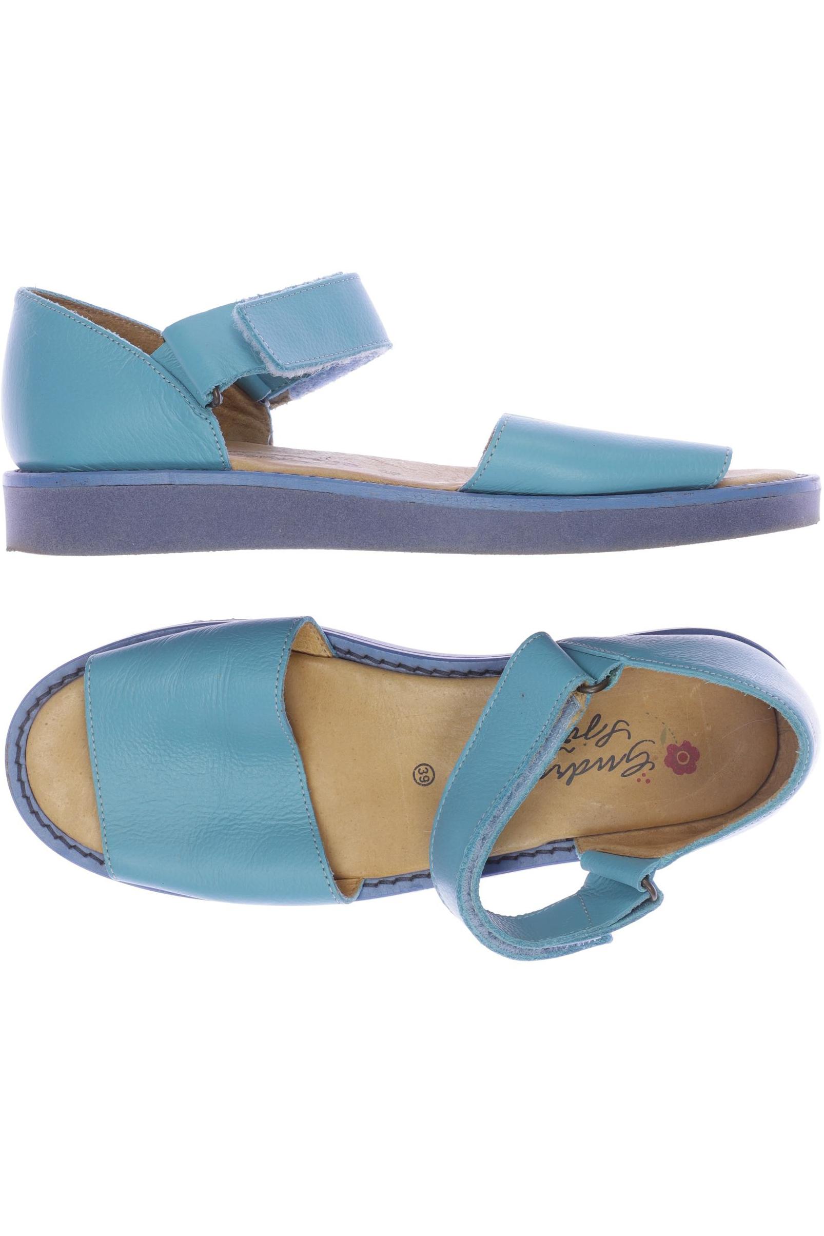 

Gudrun Sjöden Damen Sandale, blau, Gr. 39