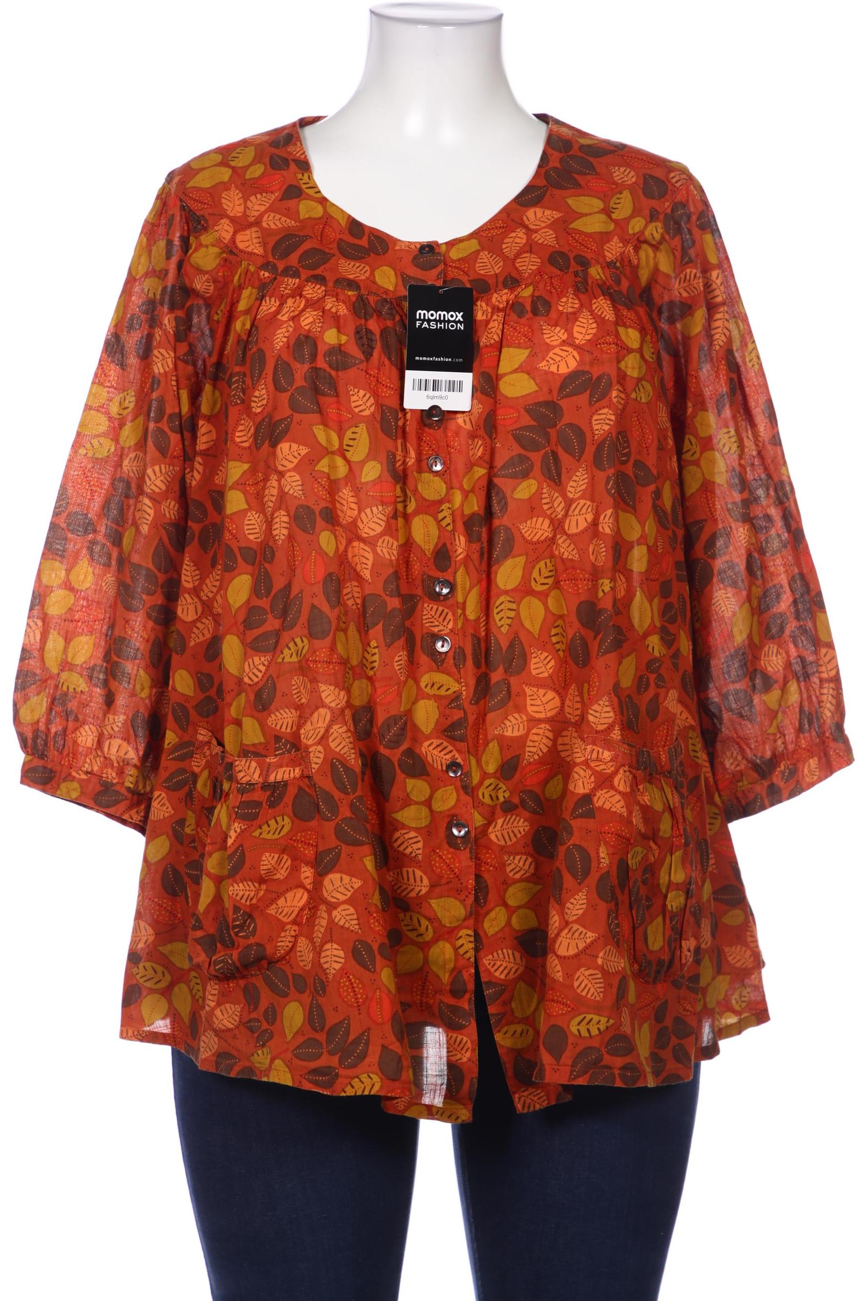 

Gudrun Sjöden Damen Bluse, braun, Gr. 48