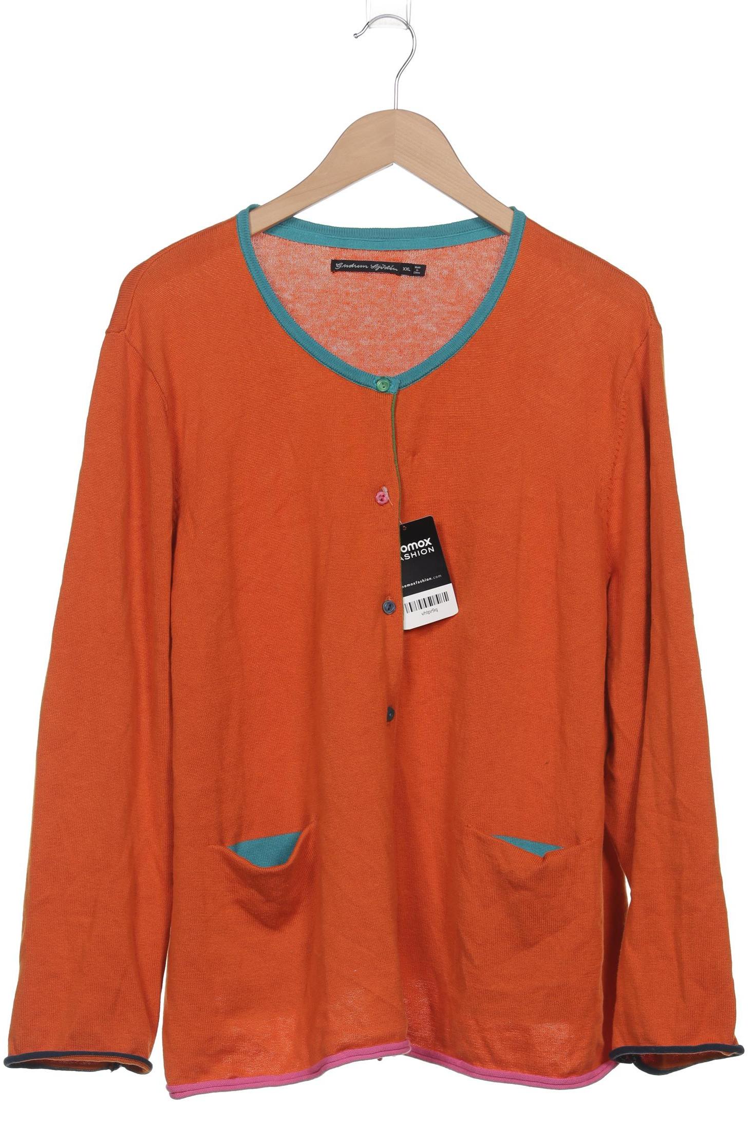

Gudrun Sjöden Damen Strickjacke, orange, Gr. 46