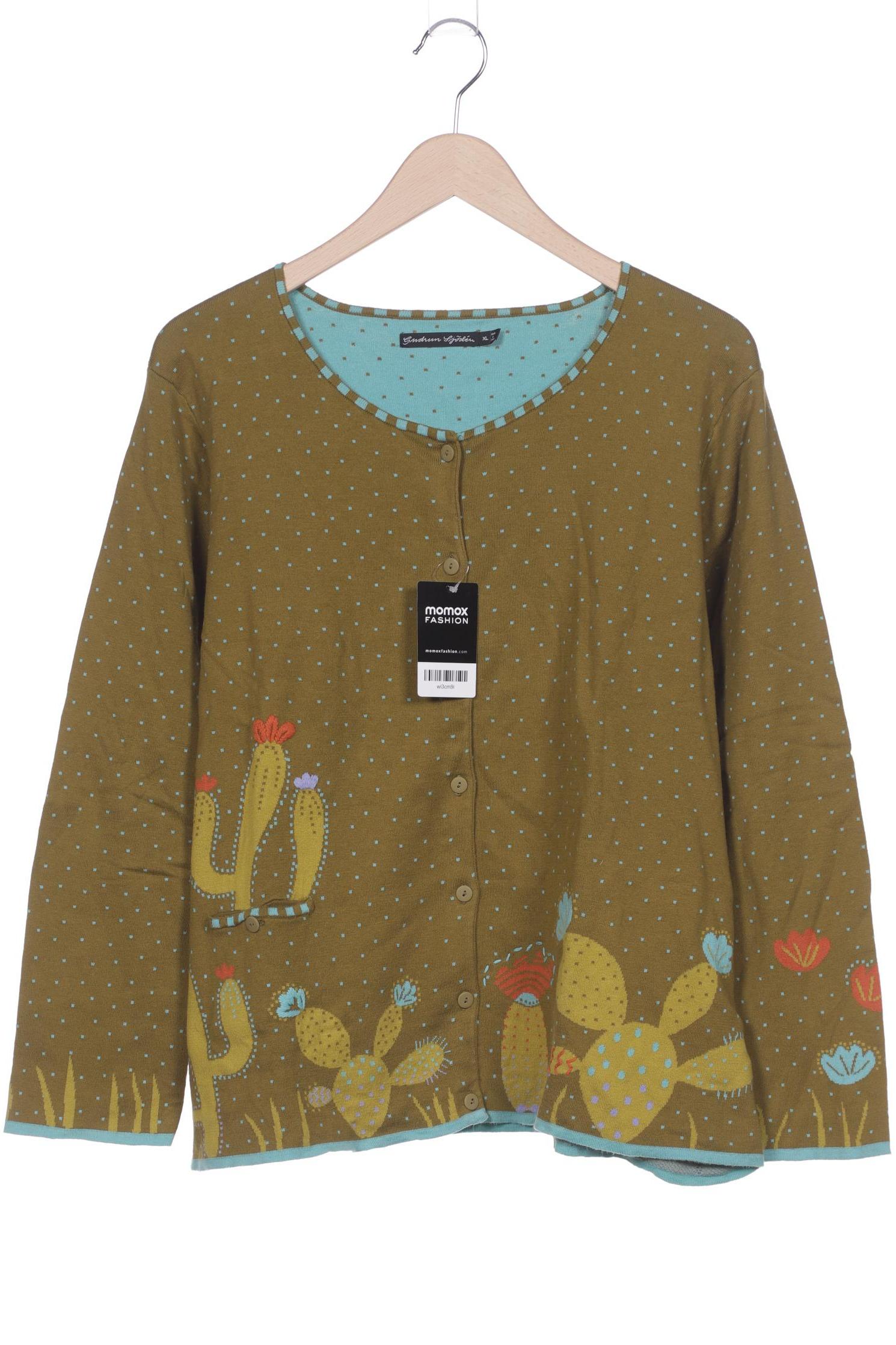 

Gudrun Sjöden Damen Strickjacke, grün, Gr. 44
