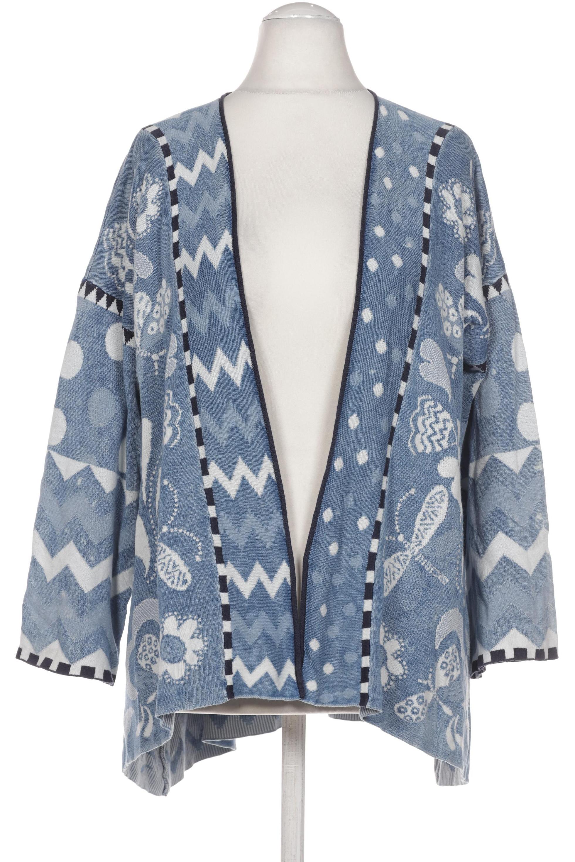 

Gudrun Sjödén Damen Strickjacke, blau, Gr. 38