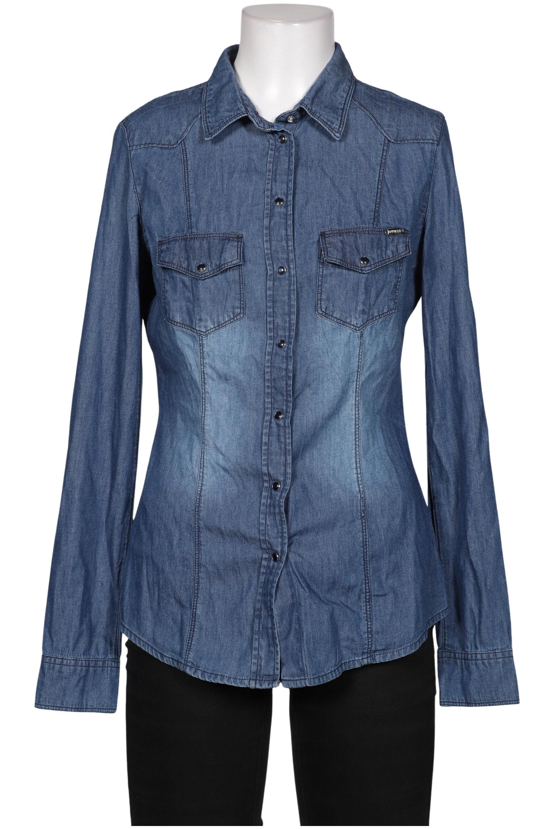 

Guess Damen Bluse, blau, Gr. 36