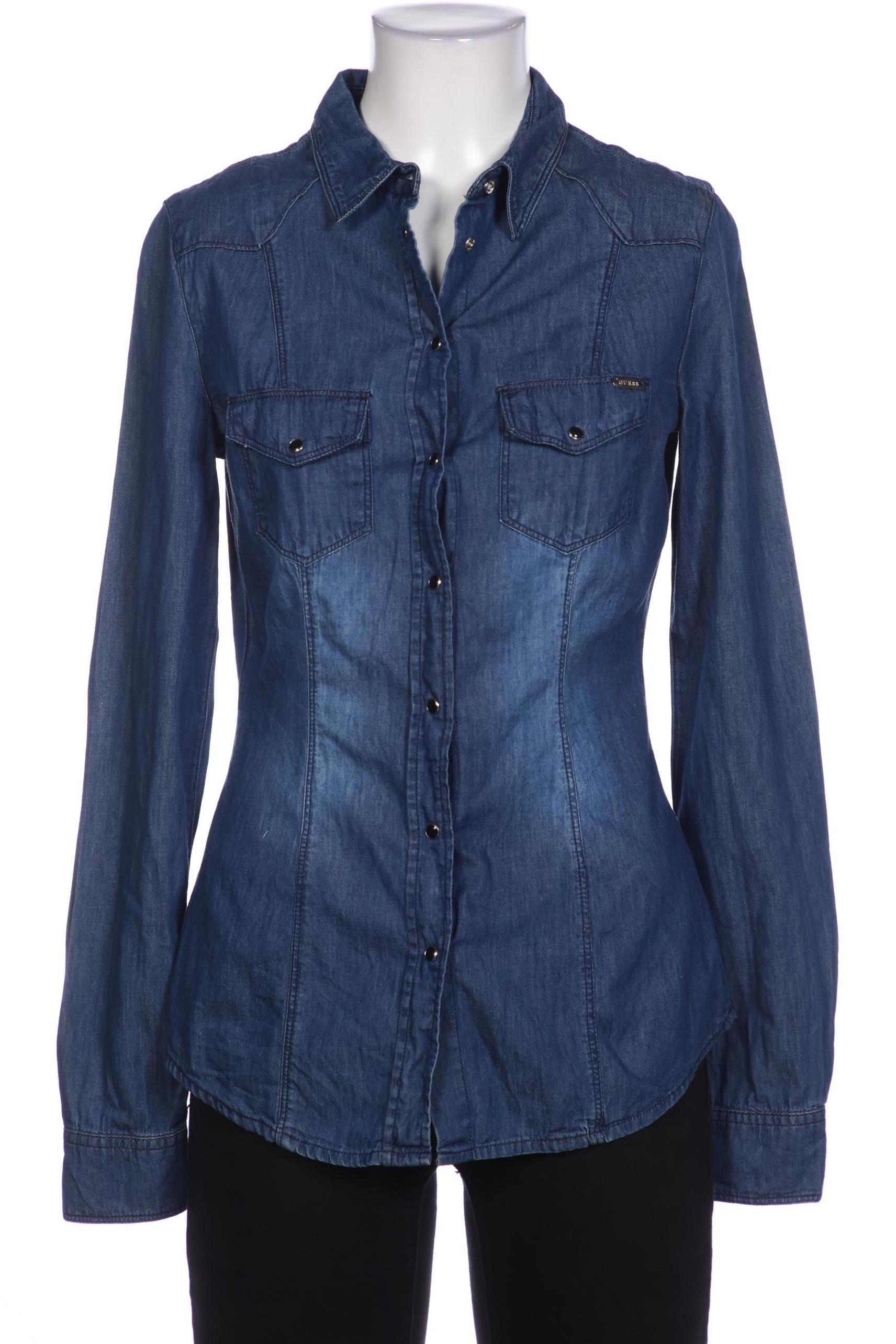 

GUESS Damen Bluse, marineblau