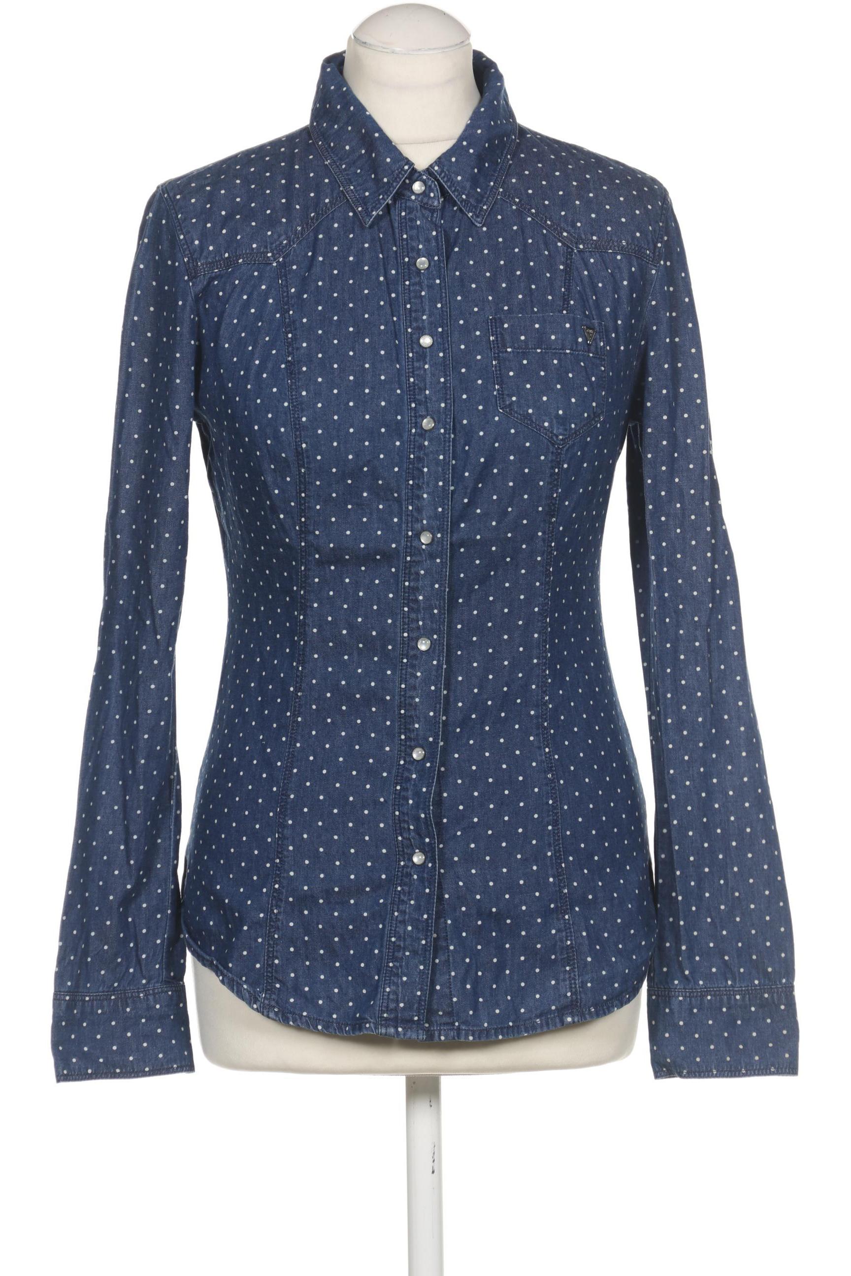 

Guess Damen Bluse, blau, Gr. 36