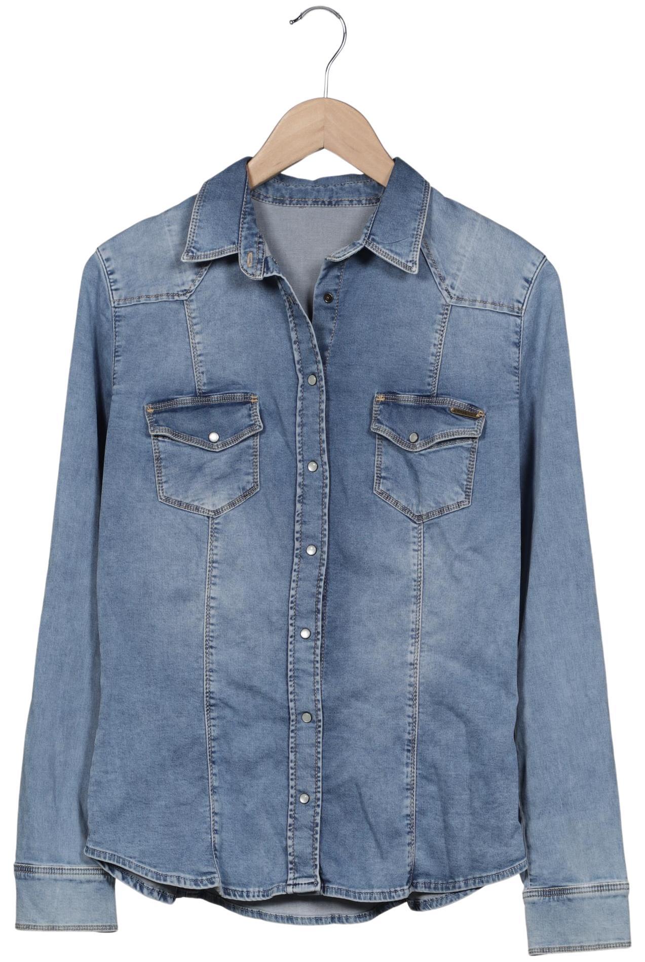 

Guess Damen Bluse, blau, Gr. 36