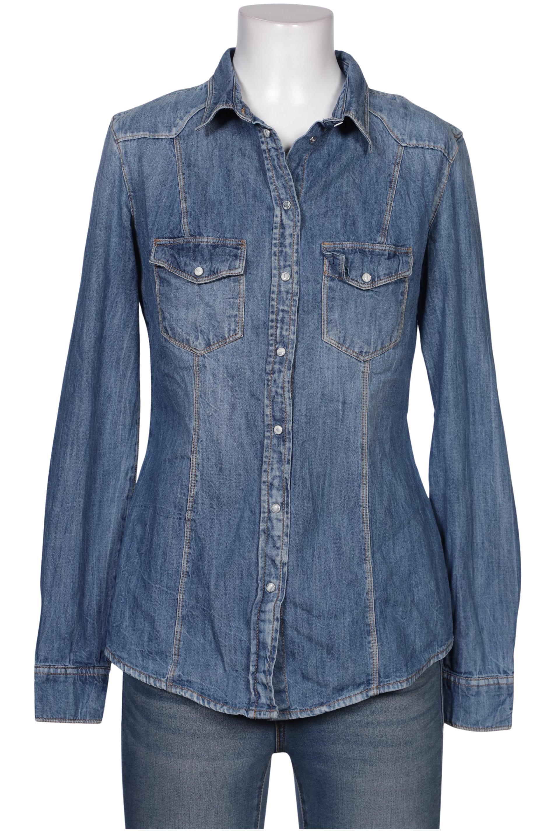 

Guess Damen Bluse, blau, Gr. 38