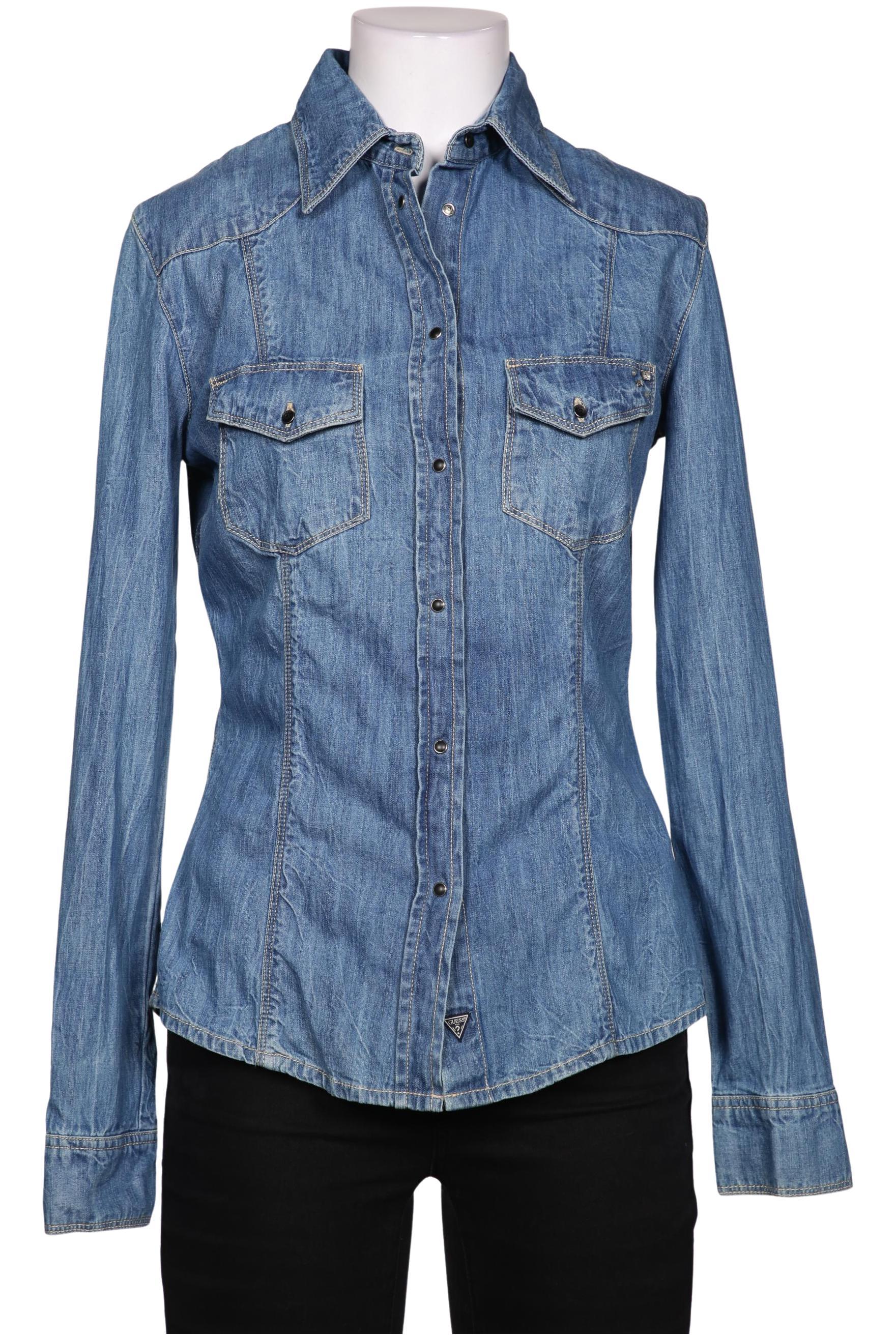 

Guess Damen Bluse, blau, Gr. 36