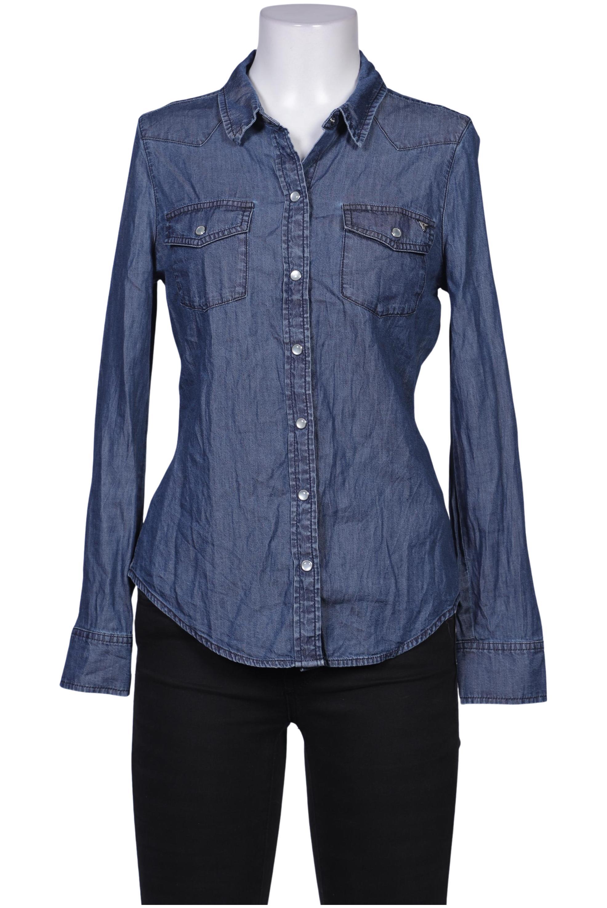 

Guess Damen Bluse, blau, Gr. 36