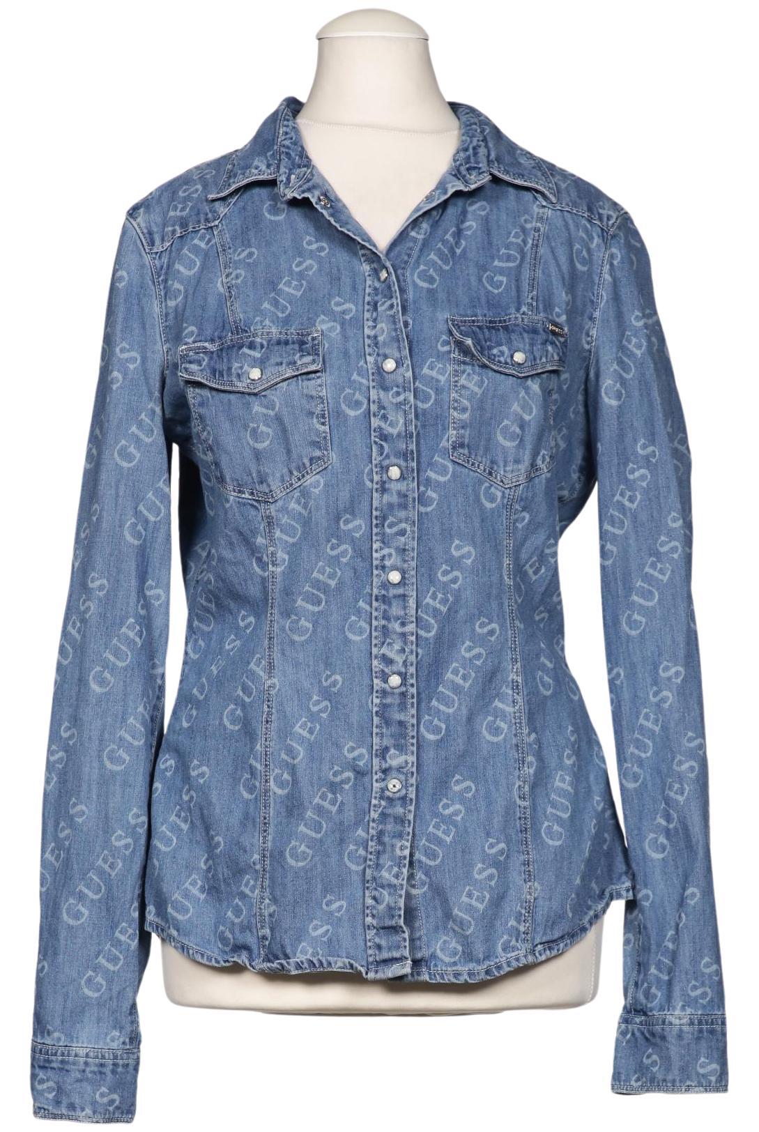 

Guess Damen Bluse, blau, Gr. 36