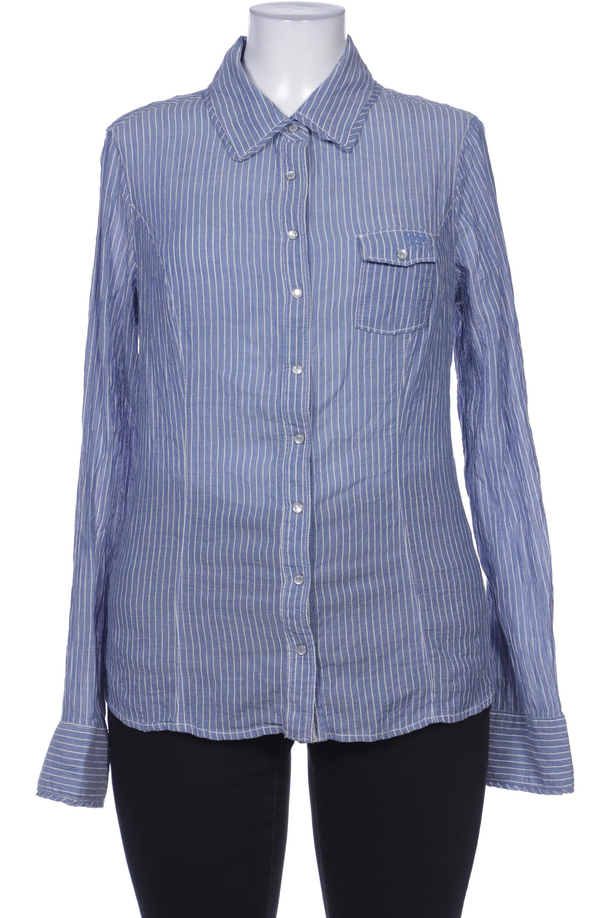 

Guess Damen Bluse, blau, Gr. 46