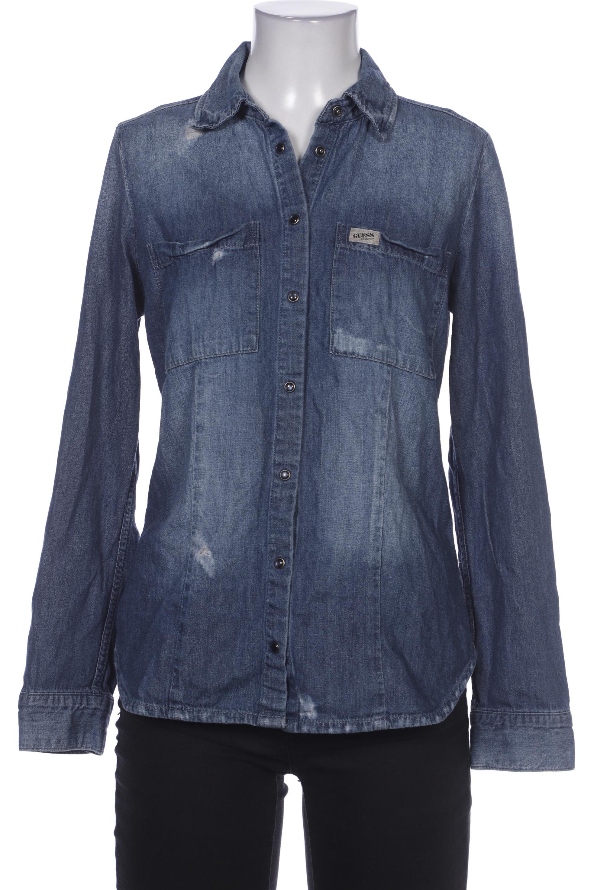 

Guess Damen Bluse, blau, Gr. 36