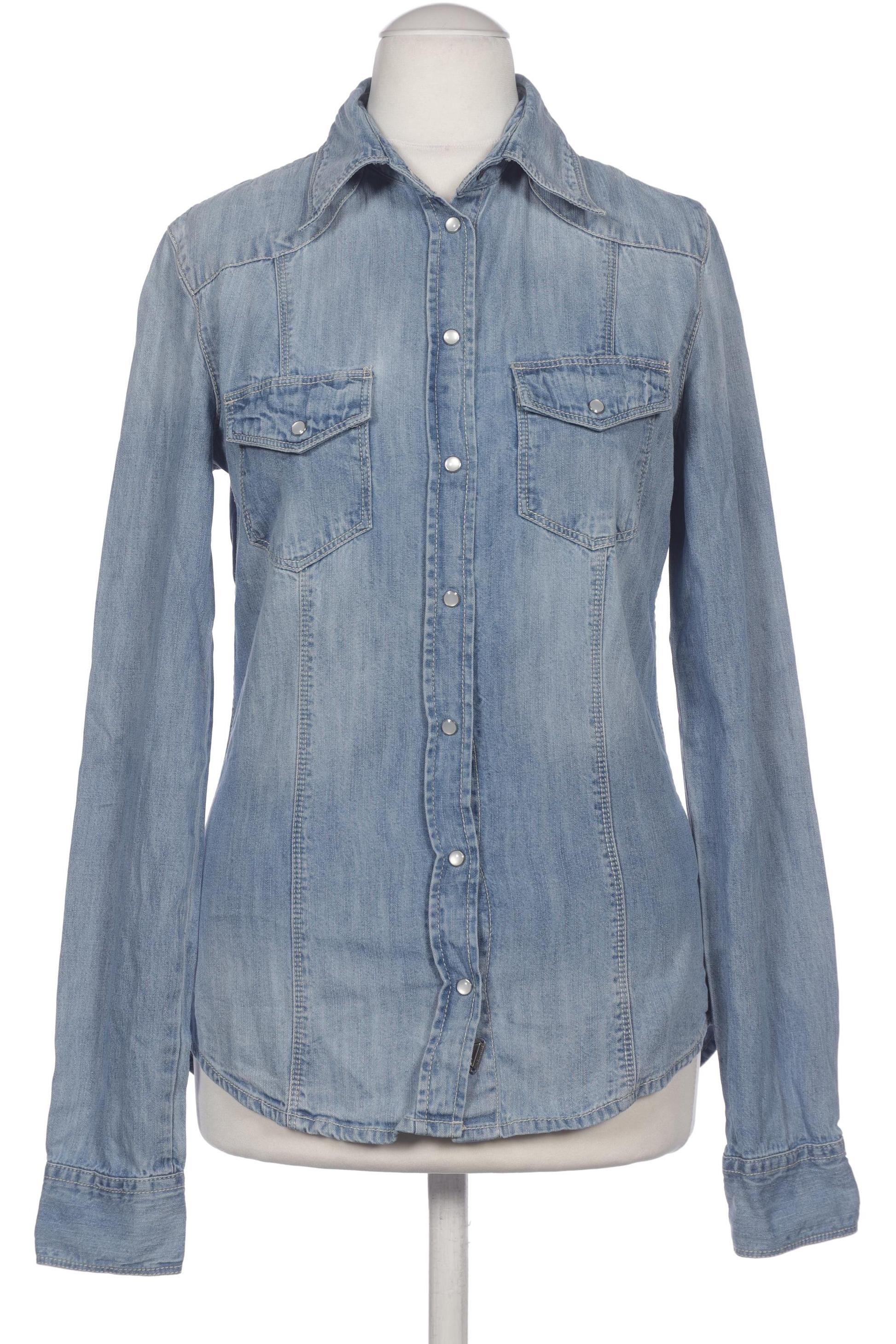 

Guess Damen Bluse, blau, Gr. 34
