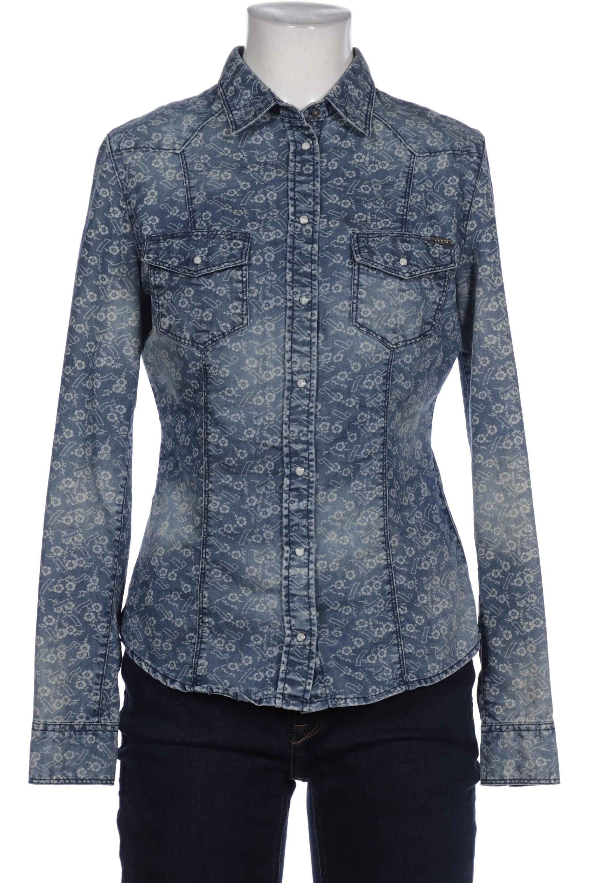 

GUESS Damen Bluse, blau
