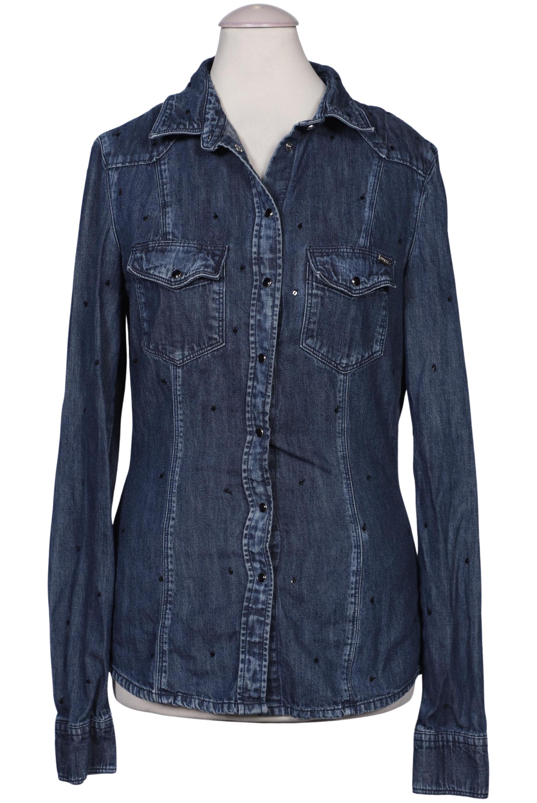 

Guess Damen Bluse, marineblau, Gr. 34
