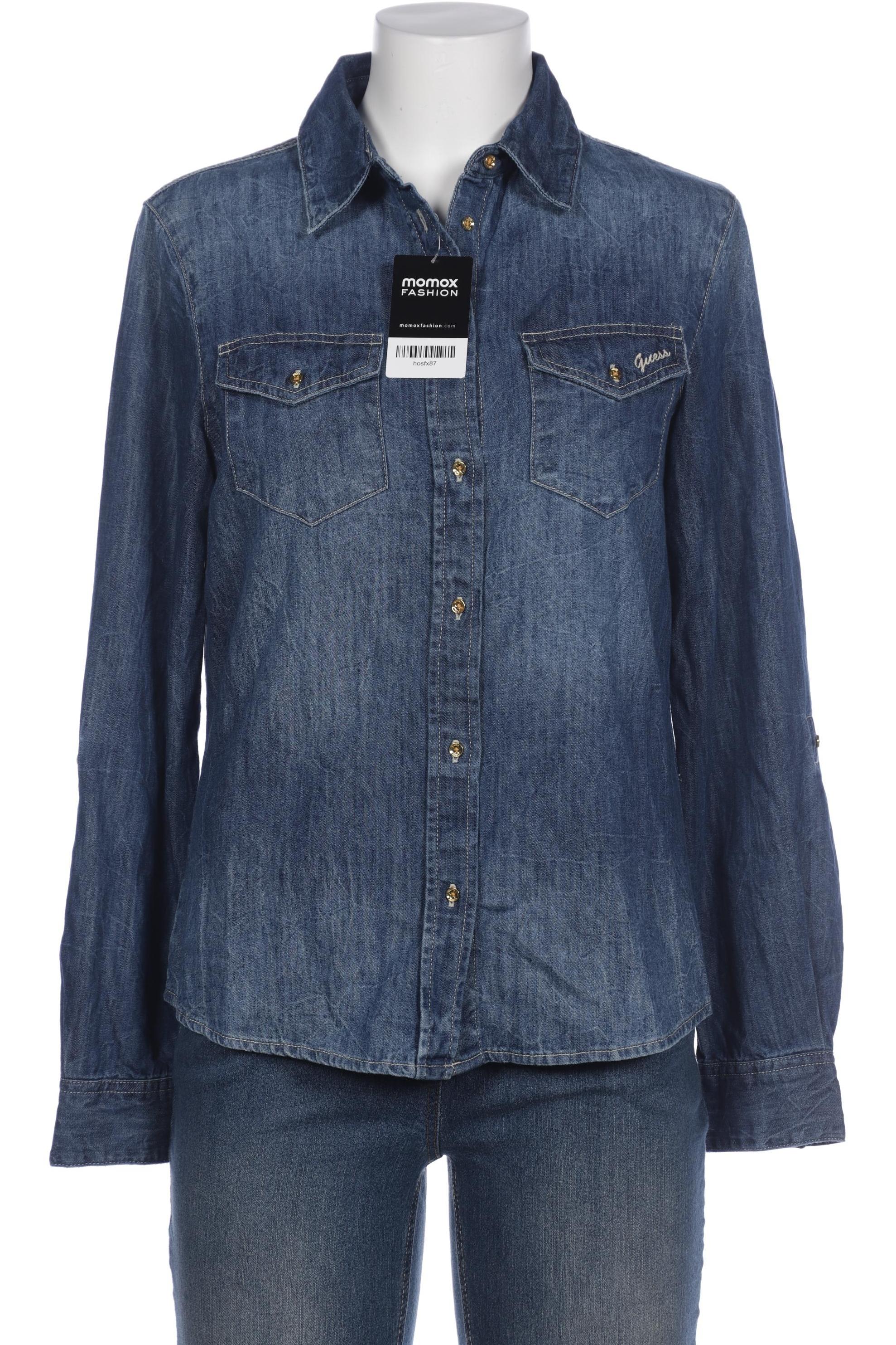 

Guess Damen Bluse, blau, Gr. 38