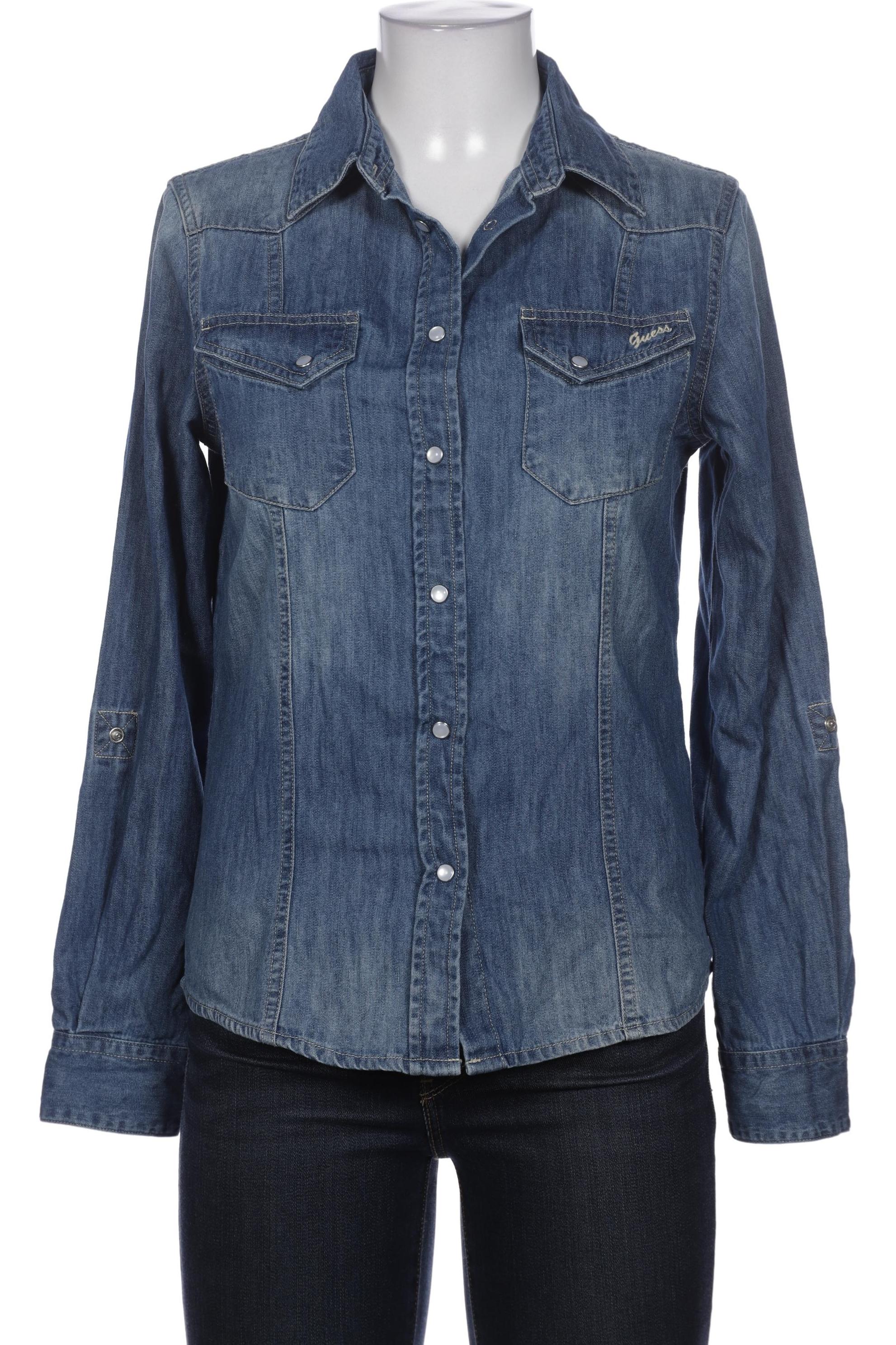 

Guess Damen Bluse, blau, Gr. 38