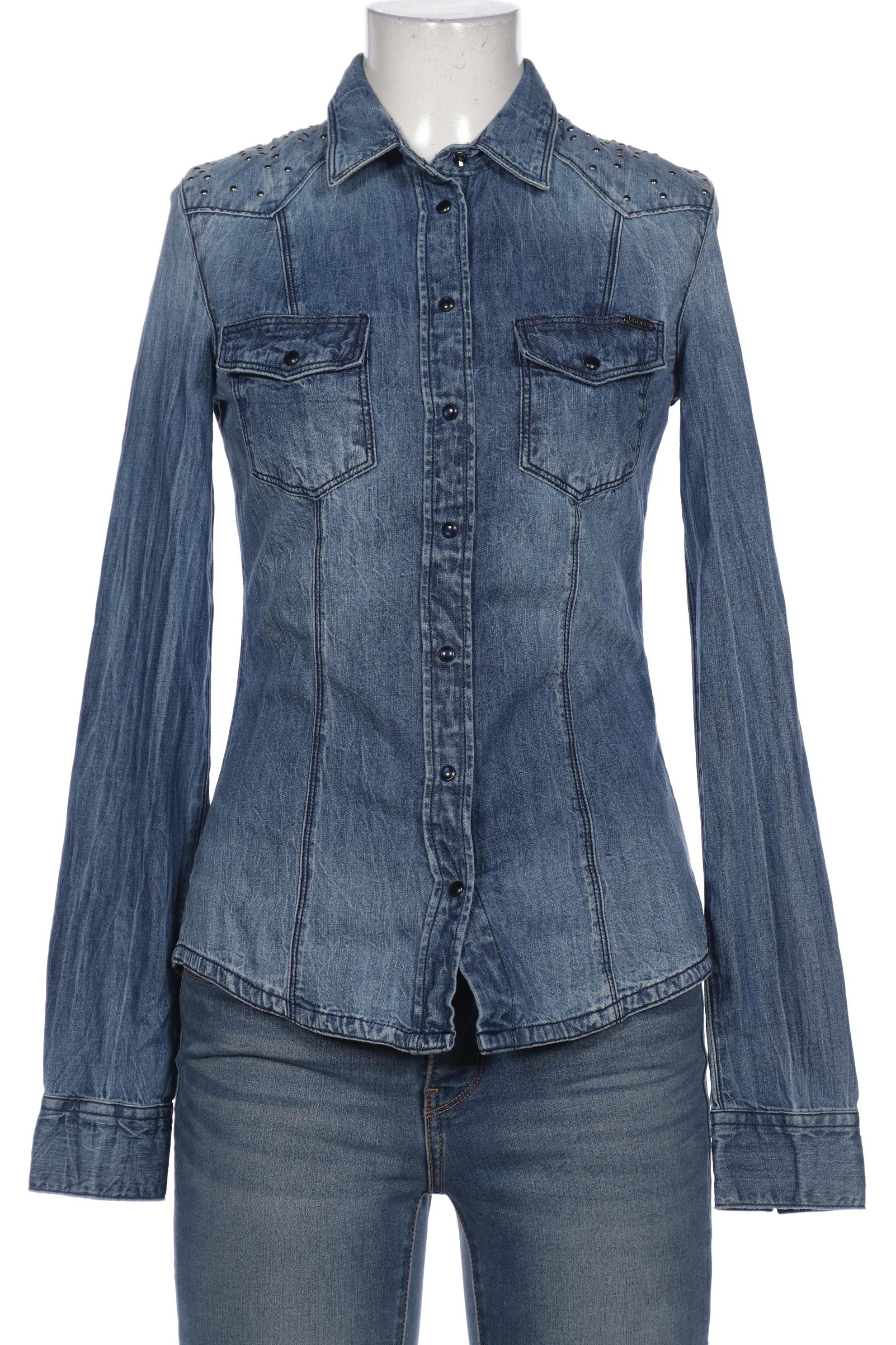 

Guess Damen Bluse, blau, Gr. 32