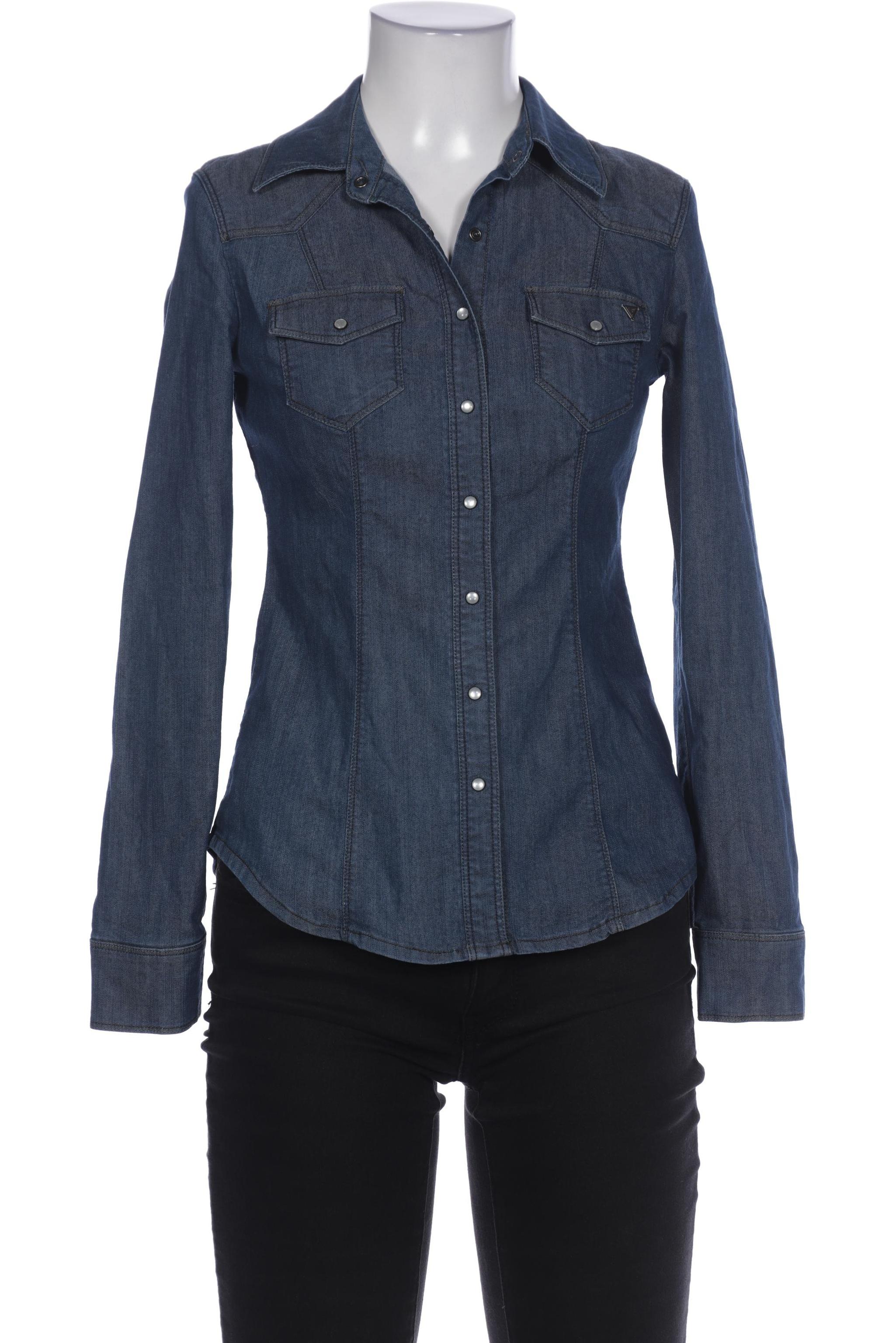 

Guess Damen Bluse, marineblau, Gr. 36