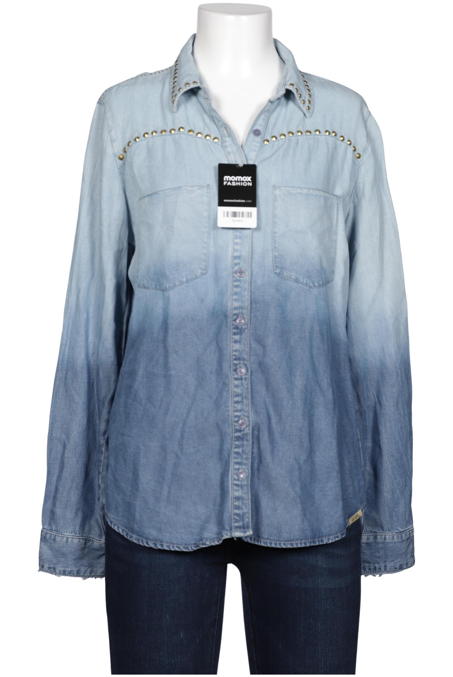 

Guess Damen Bluse, blau, Gr. 38