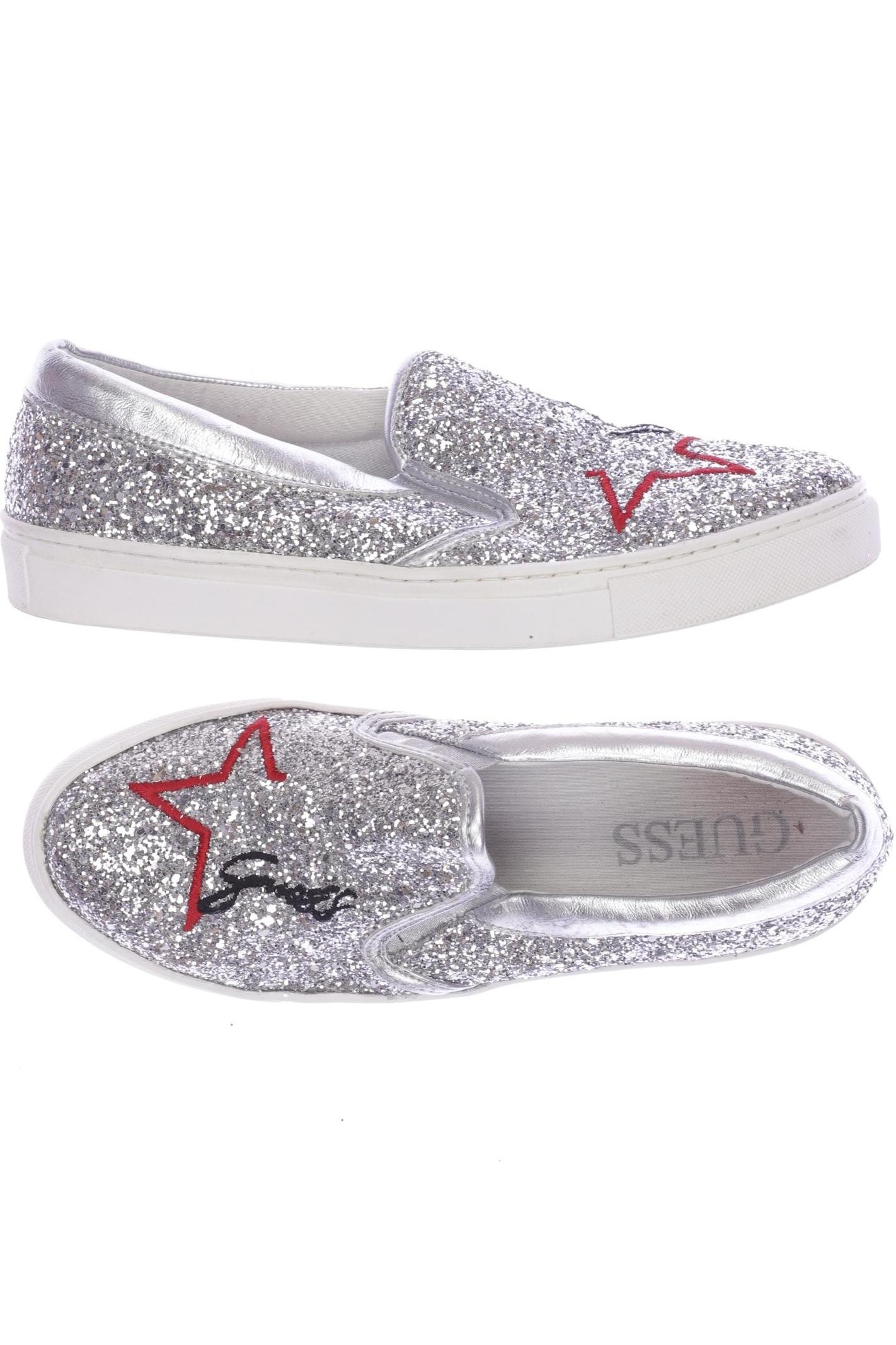 

Guess Damen Halbschuh, silber, Gr. 40