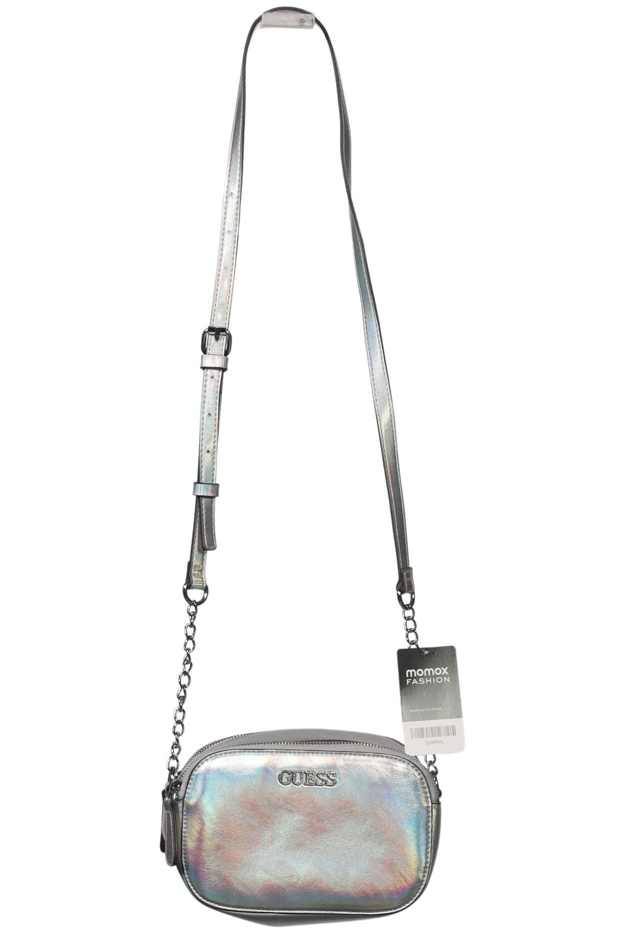 

Guess Damen Handtasche, silber, Gr.