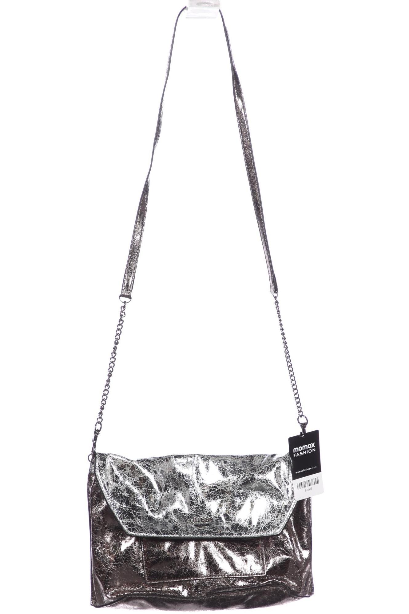 

Guess Damen Handtasche, silber, Gr.