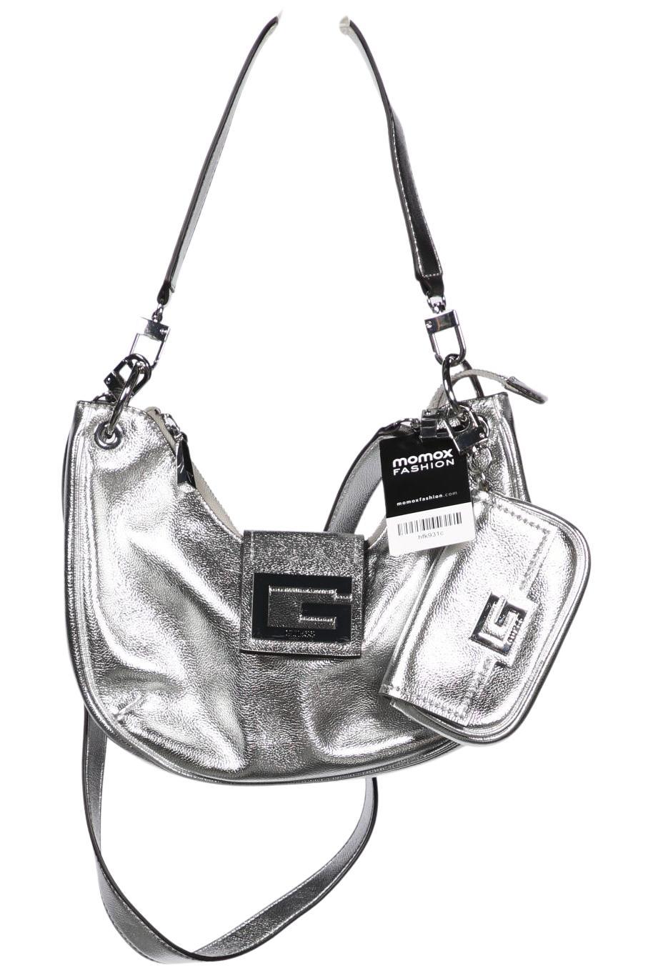 

Guess Damen Handtasche, silber, Gr.