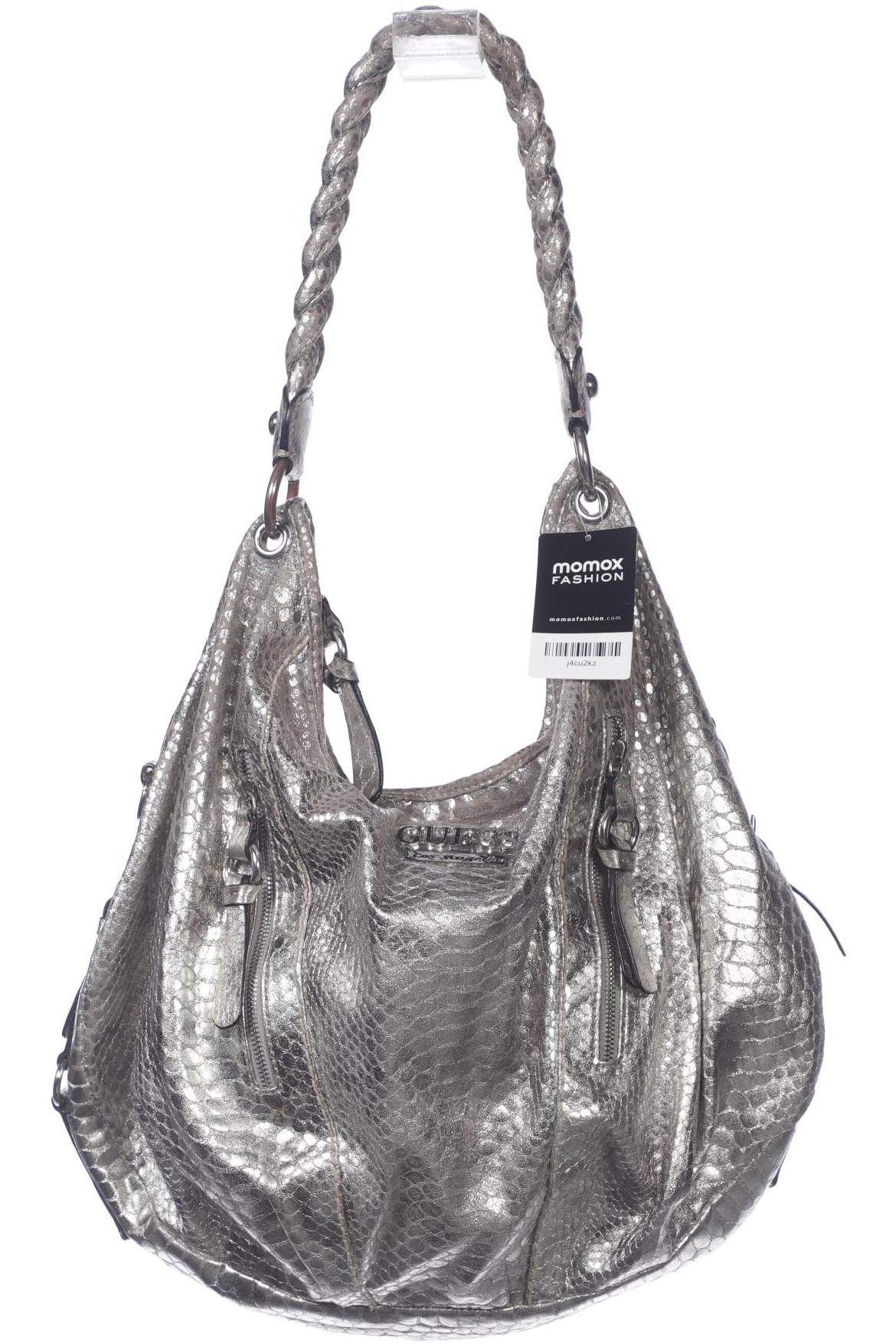 

Guess Damen Handtasche, silber, Gr.