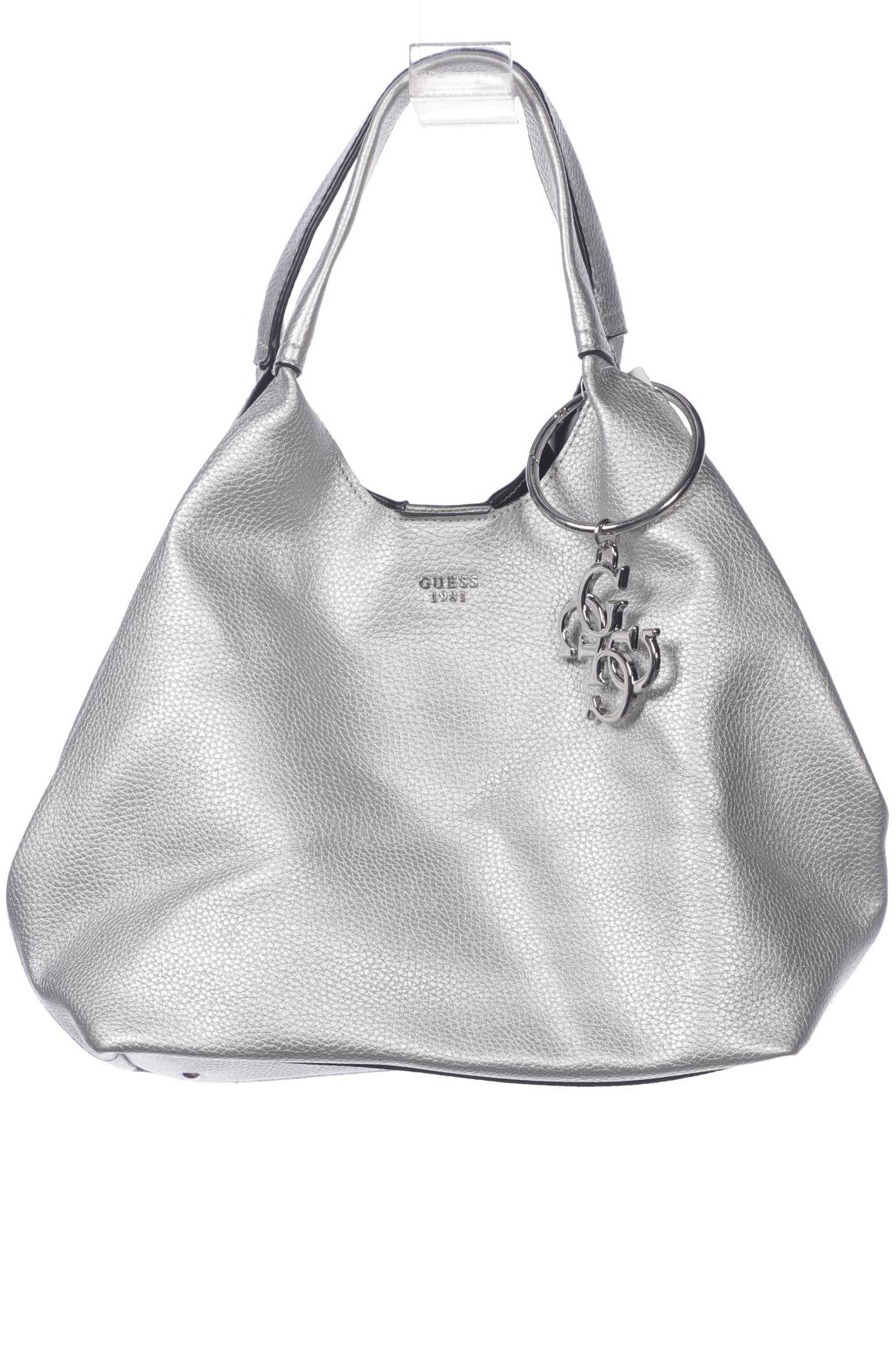 

Guess Damen Handtasche, silber, Gr.