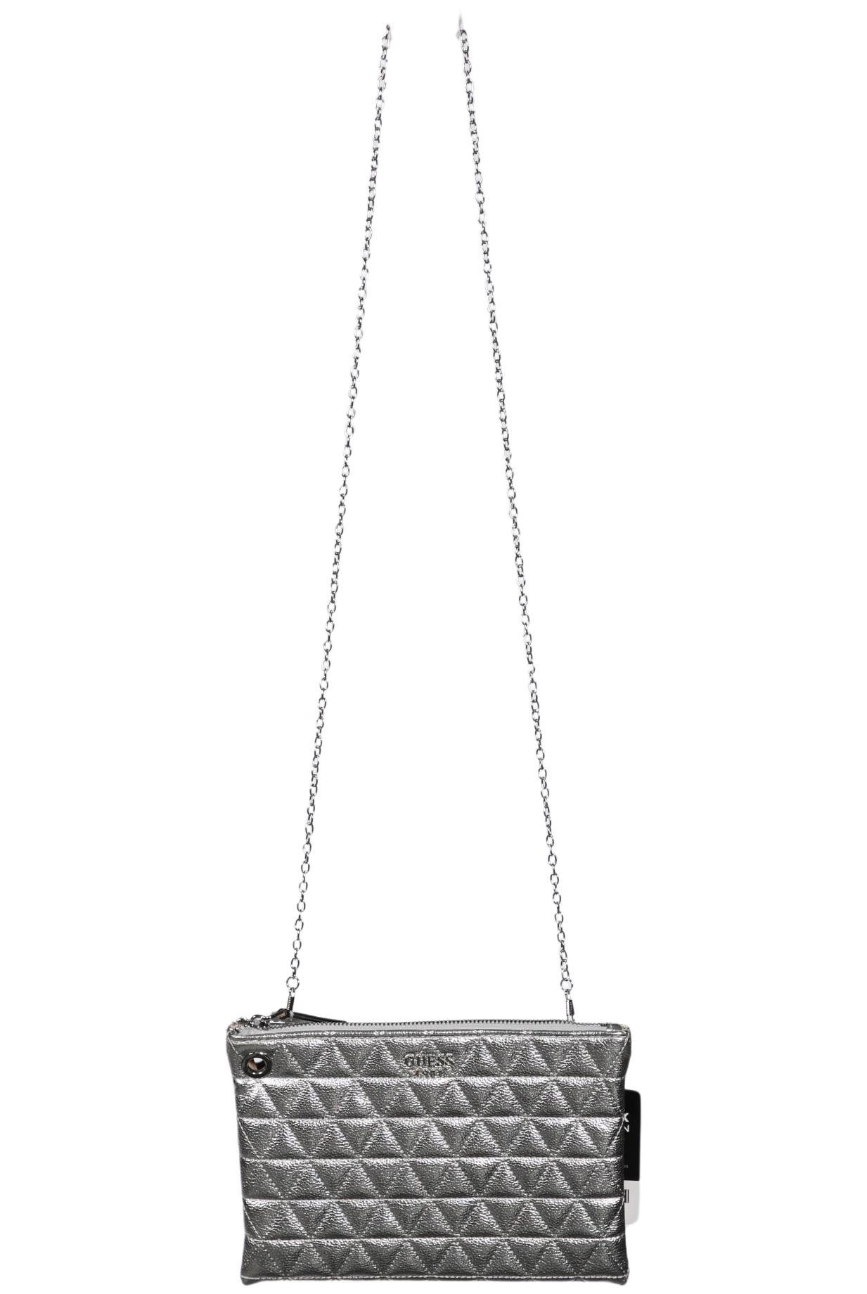

Guess Damen Handtasche, silber, Gr.