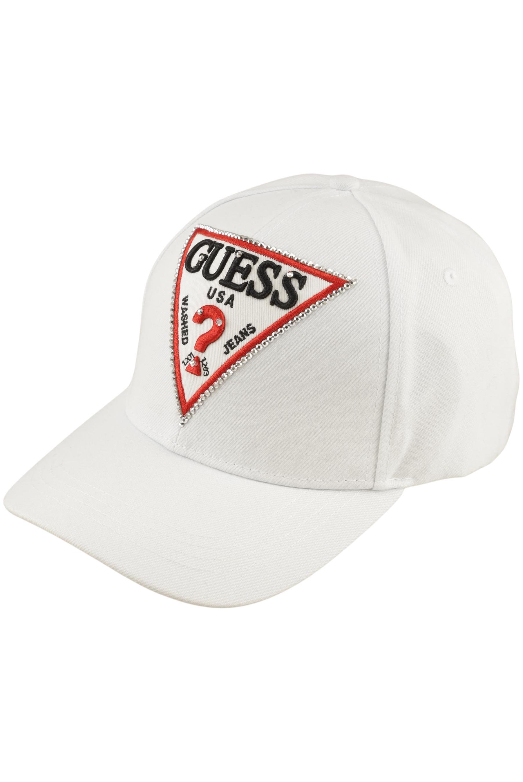 

Guess Damen Hut/Mütze, weiß, Gr. uni