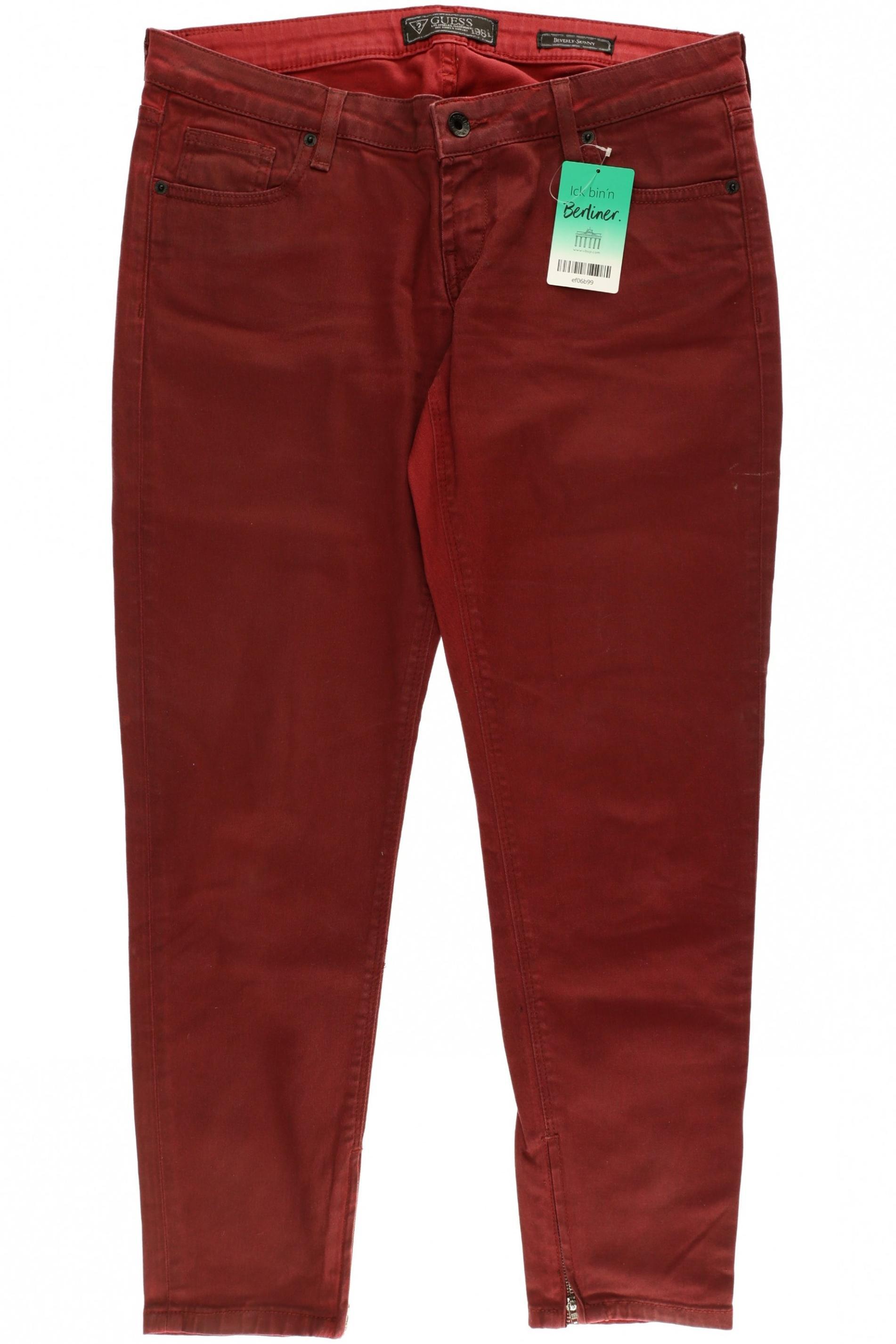 

Guess Damen Jeans, bordeaux, Gr. 31