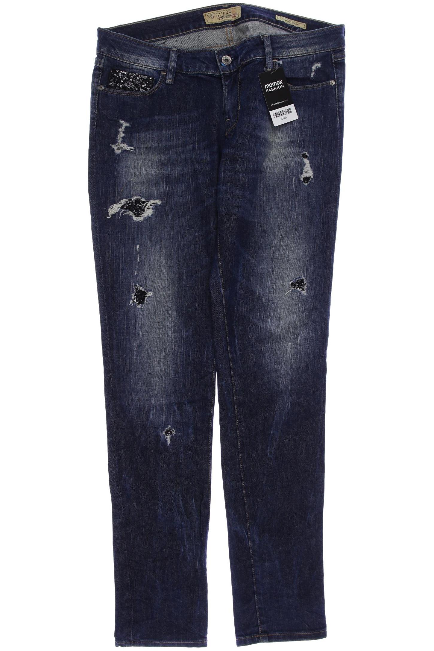 

GUESS Damen Jeans, marineblau