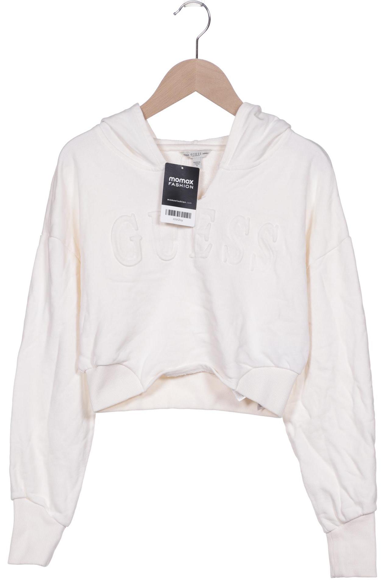 

GUESS Damen Kapuzenpullover, cremeweiß