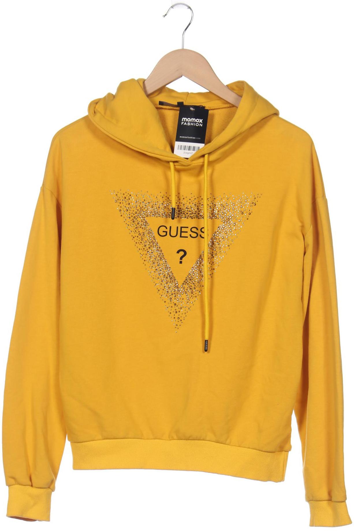 

GUESS Damen Kapuzenpullover, gelb