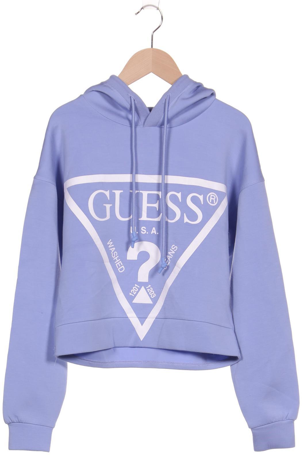 

GUESS Damen Kapuzenpullover, blau