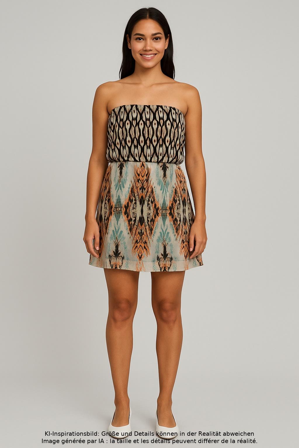 

Guess Damen Kleid, mehrfarbig, Gr. 2