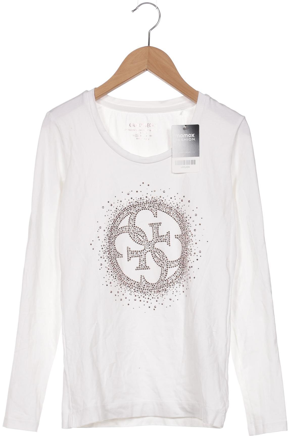 

Guess Damen Langarmshirt, weiß, Gr. 36