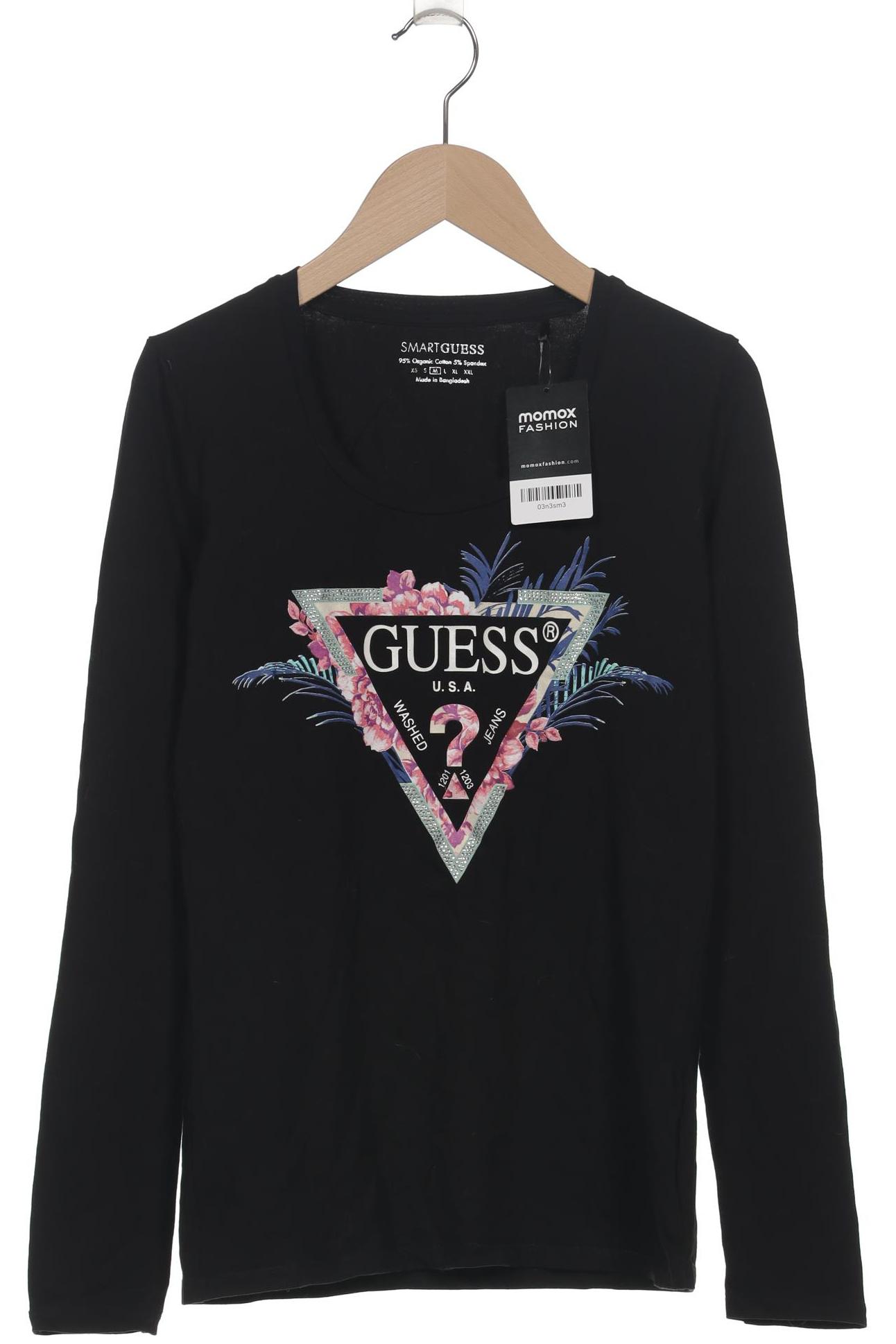 

Guess Damen Langarmshirt, schwarz, Gr. 38