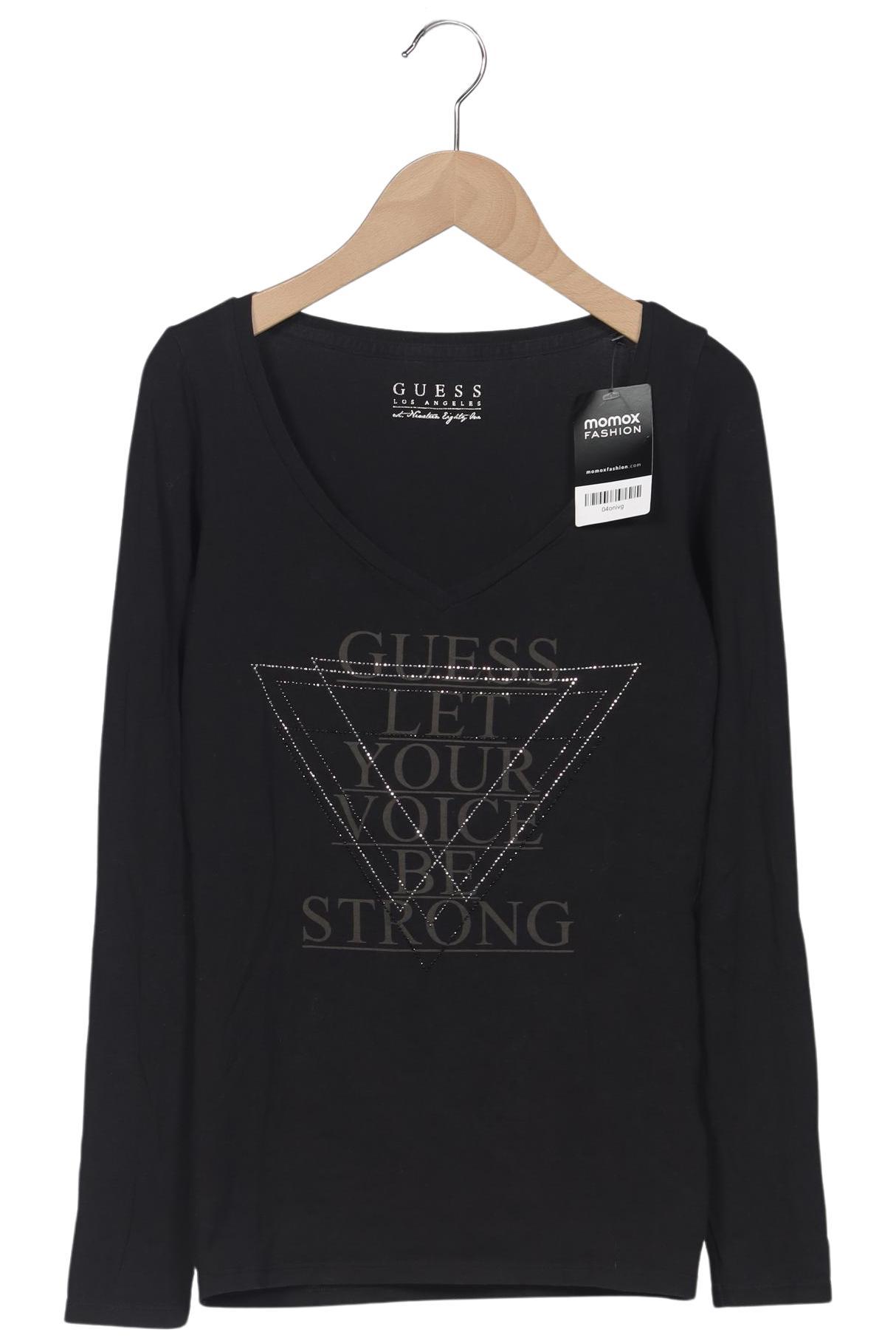 

Guess Damen Langarmshirt, schwarz, Gr. 34