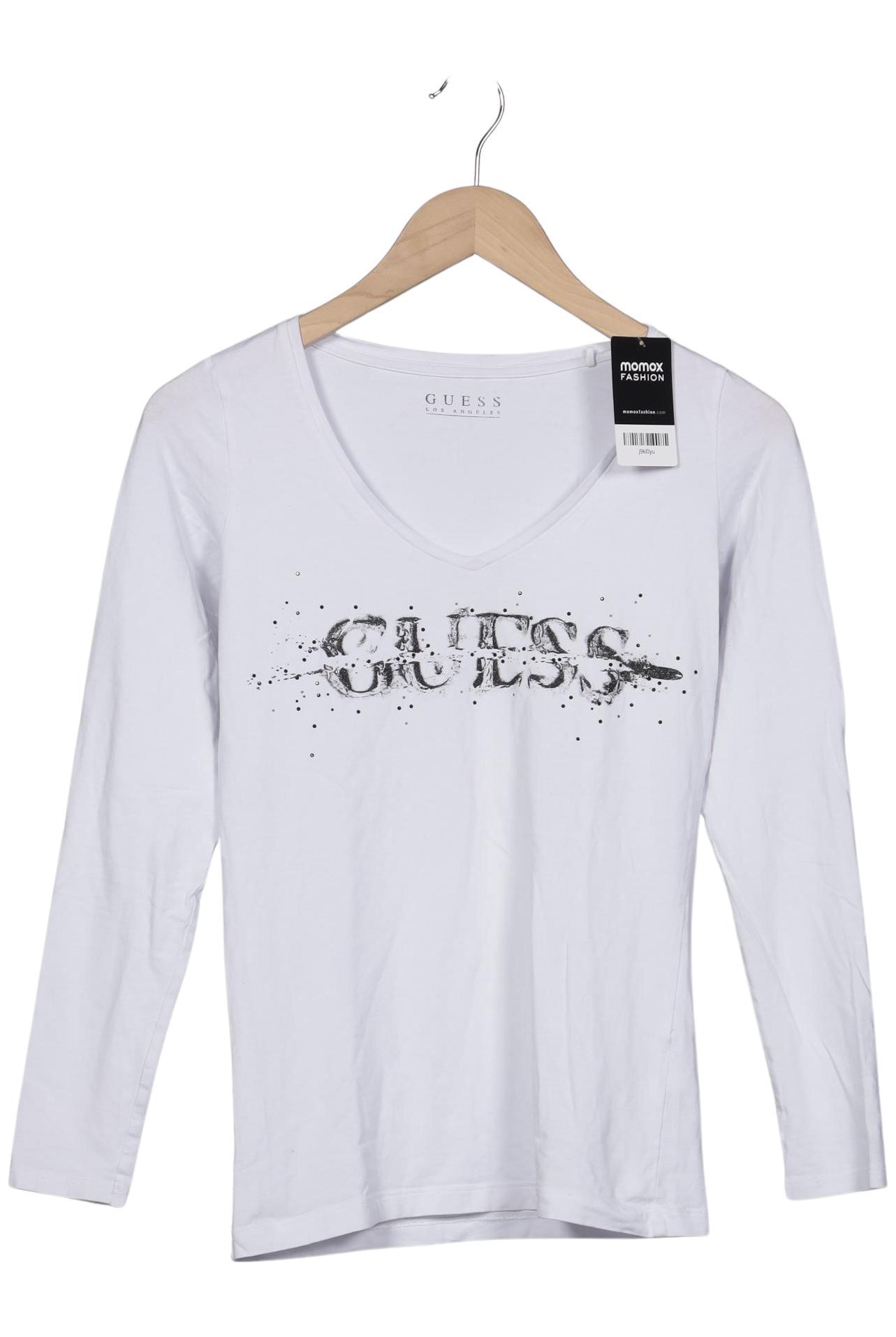 

Guess Damen Langarmshirt, weiß, Gr. 38