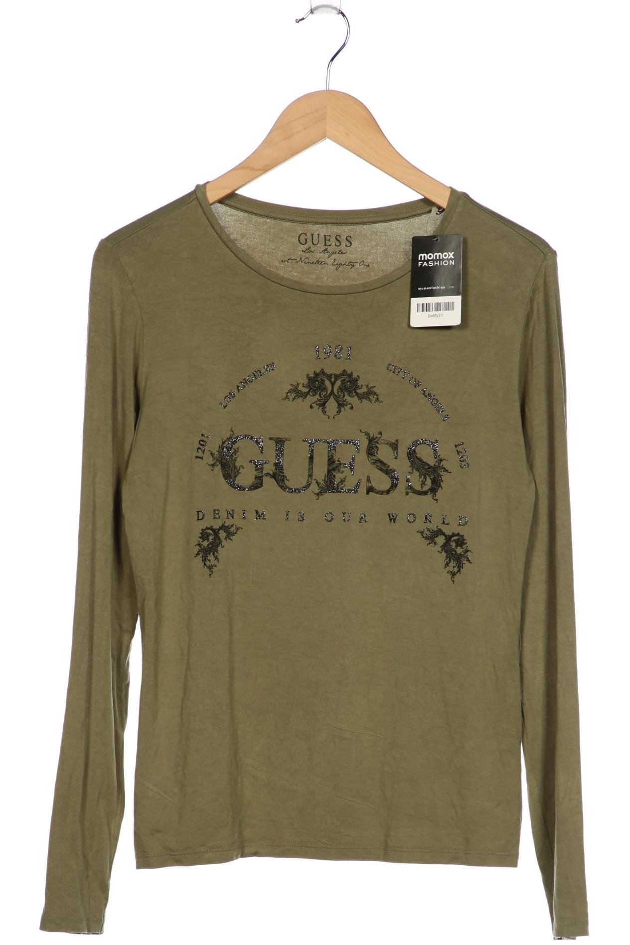 

Guess Damen Langarmshirt, grün, Gr. 44