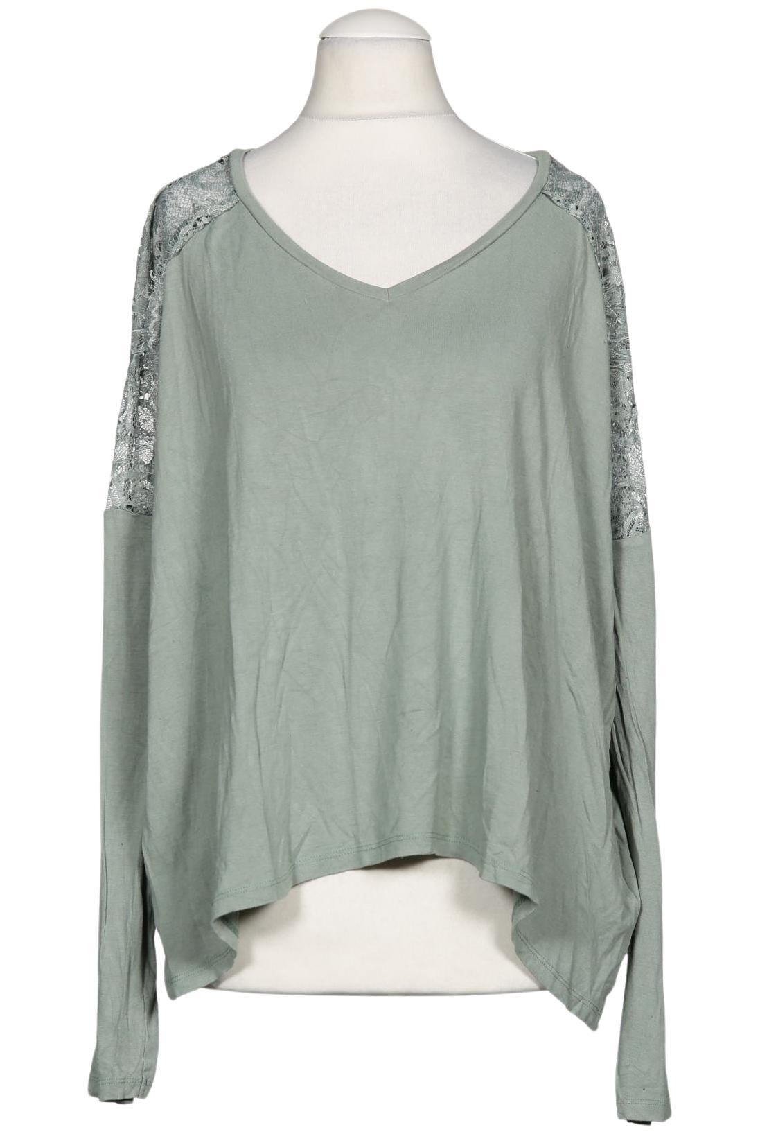 

Guess Damen Langarmshirt, grün, Gr. 40