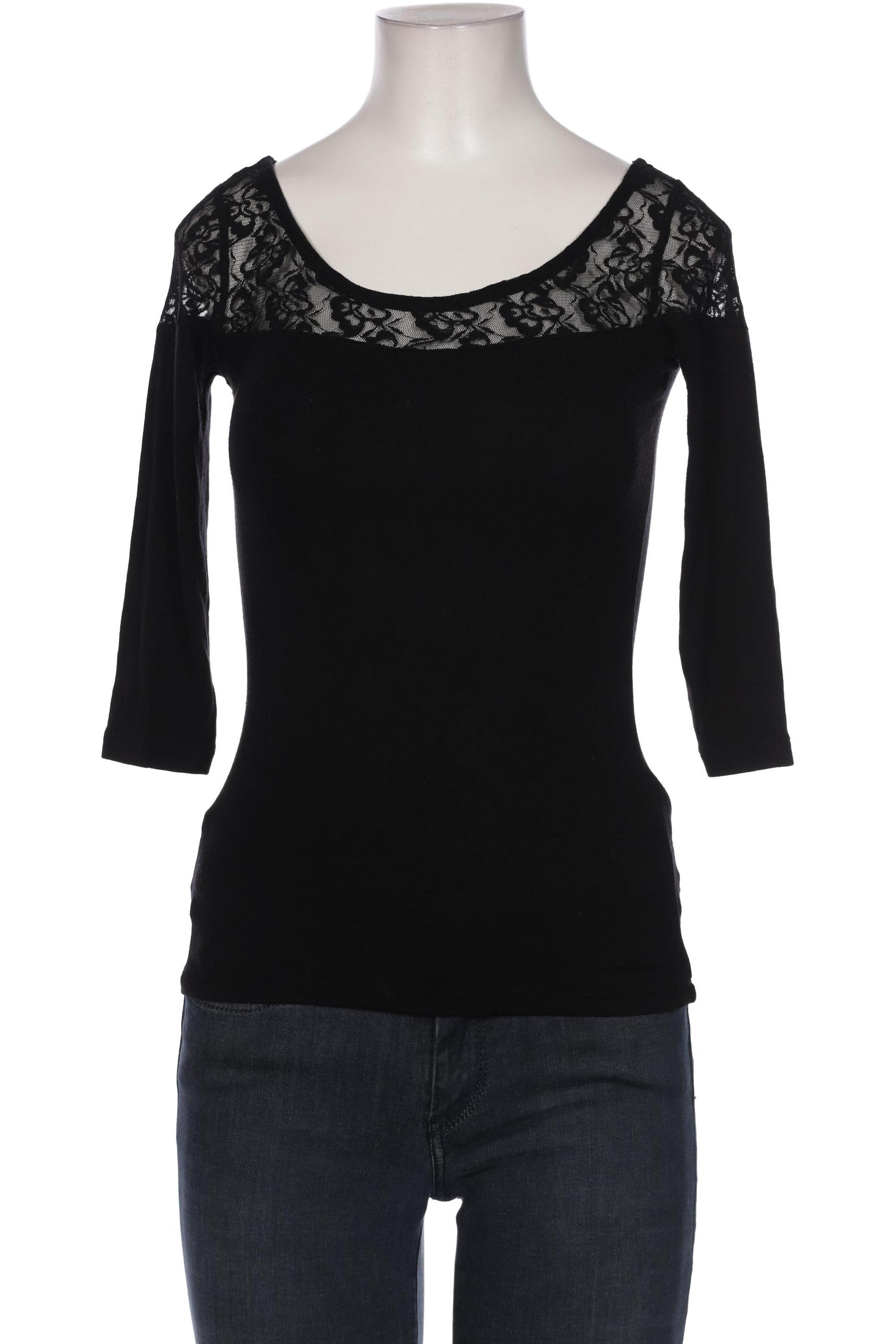 

Guess Damen Langarmshirt, schwarz, Gr. 34