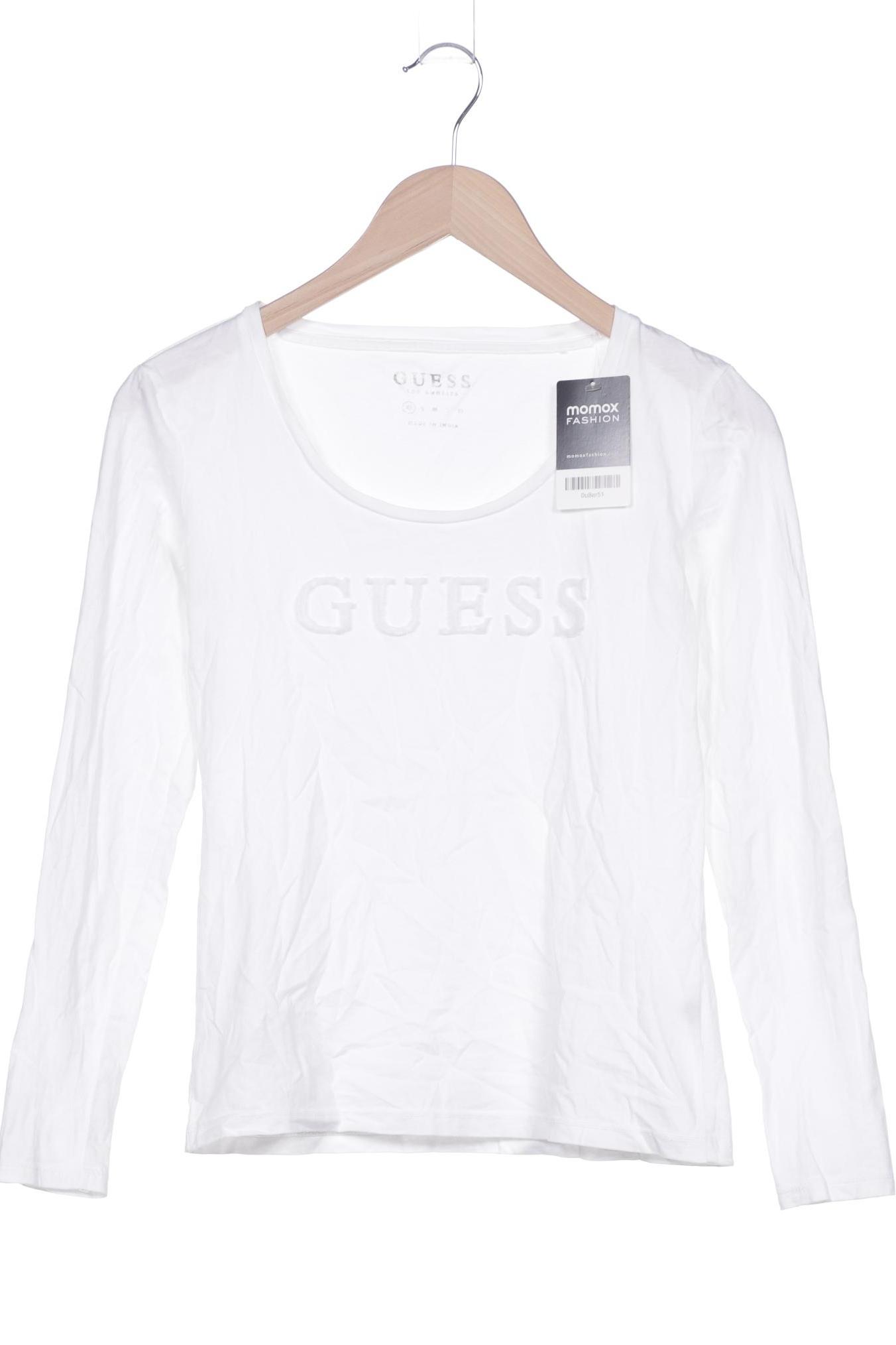 

Guess Damen Langarmshirt, weiß, Gr. 34