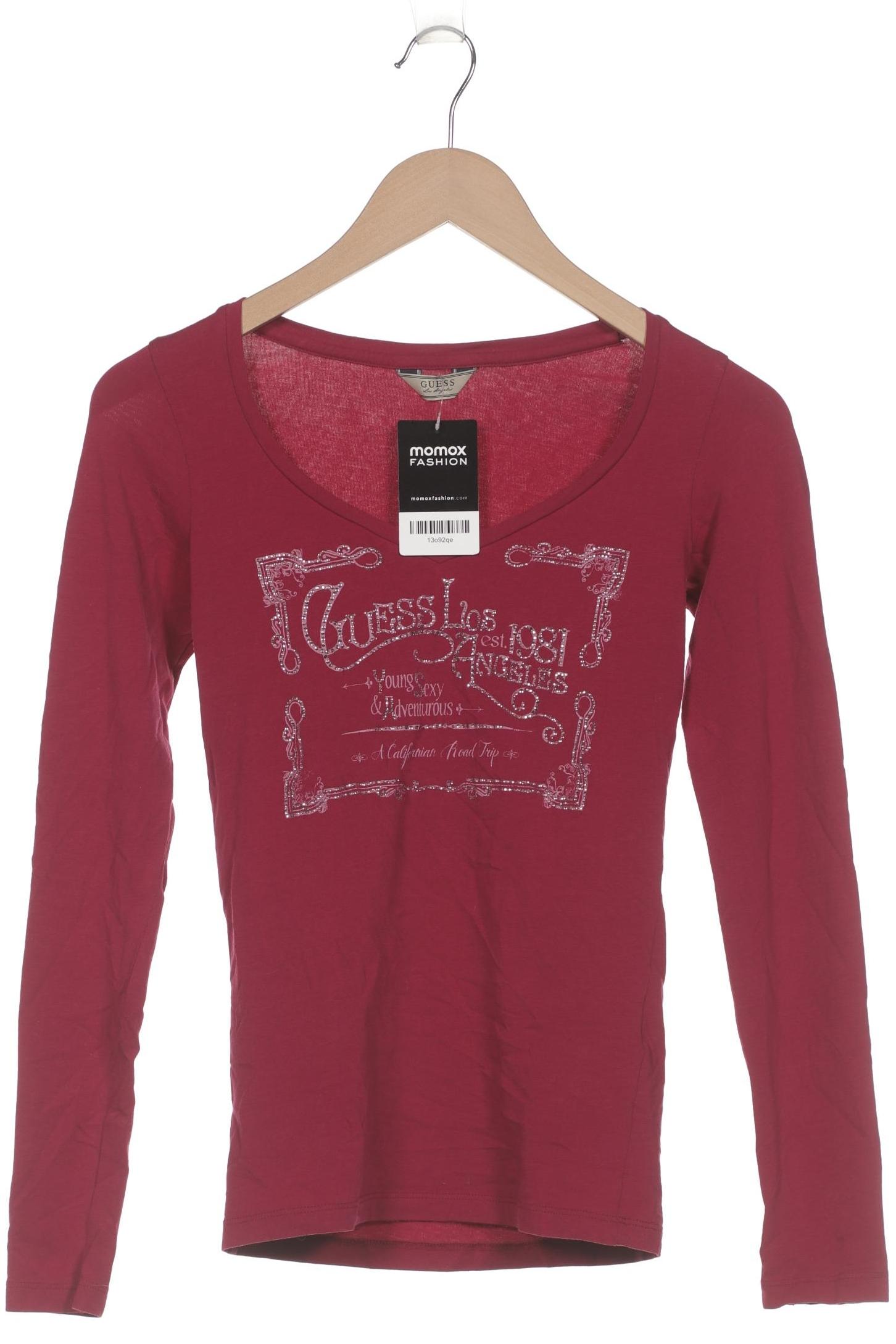 

Guess Damen Langarmshirt, pink, Gr. 34