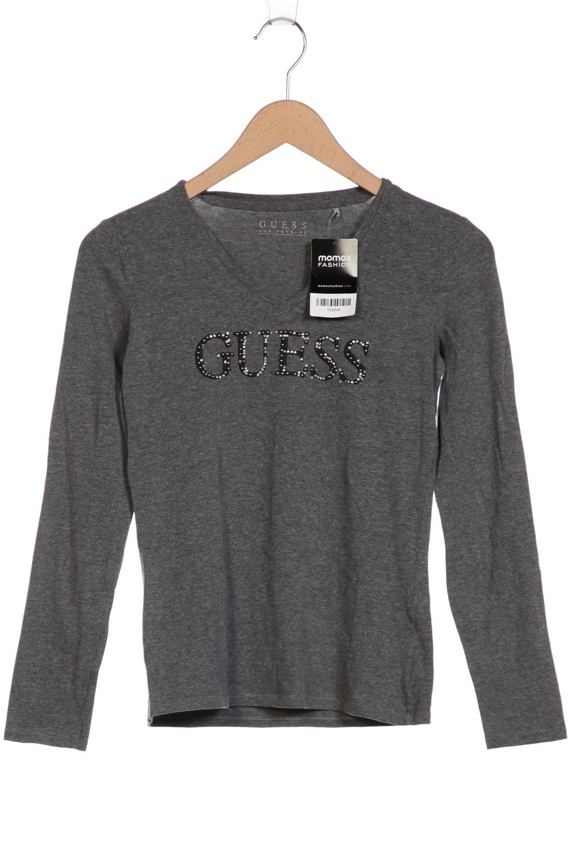 

Guess Damen Langarmshirt, grau, Gr. 38